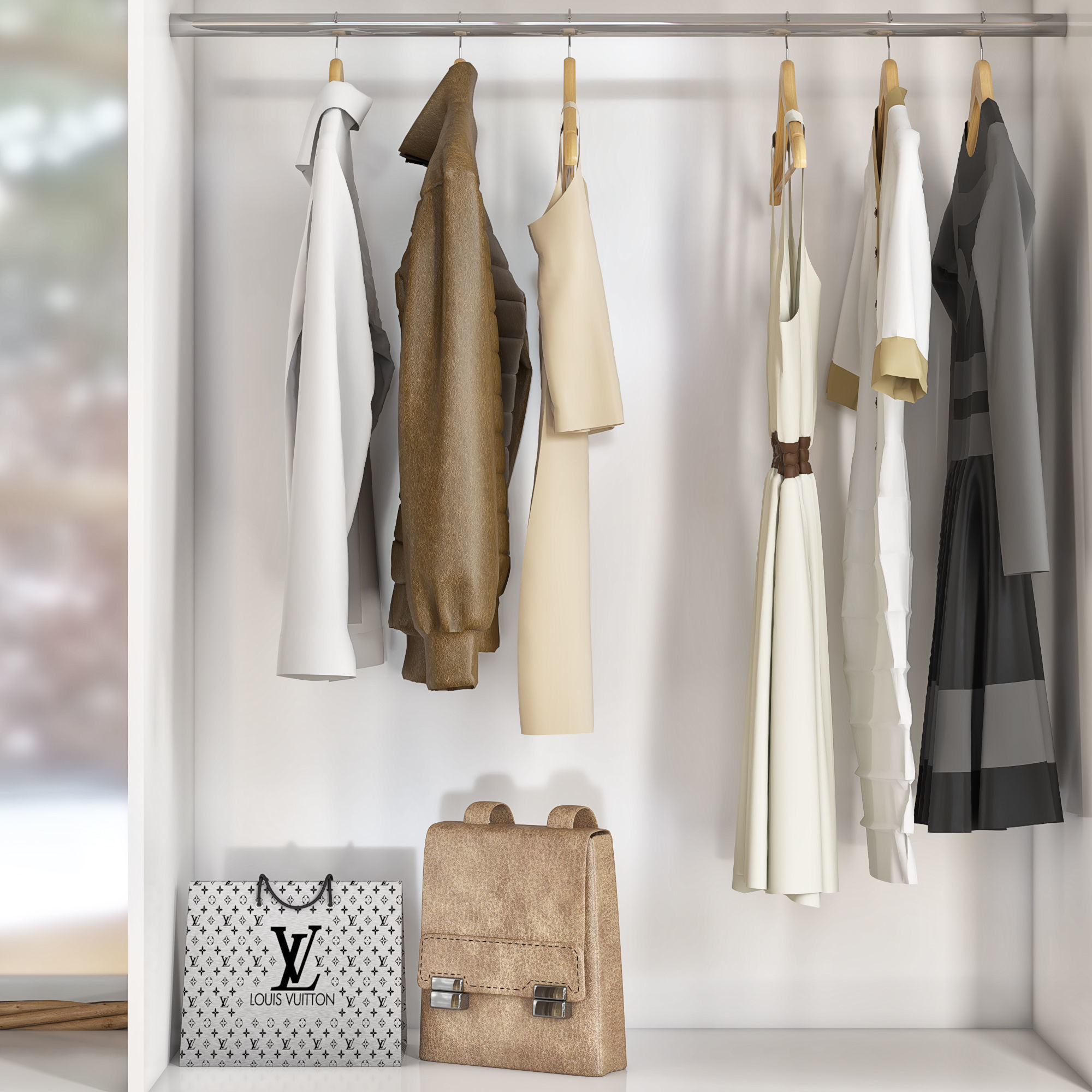 closet 107 3D model_3
