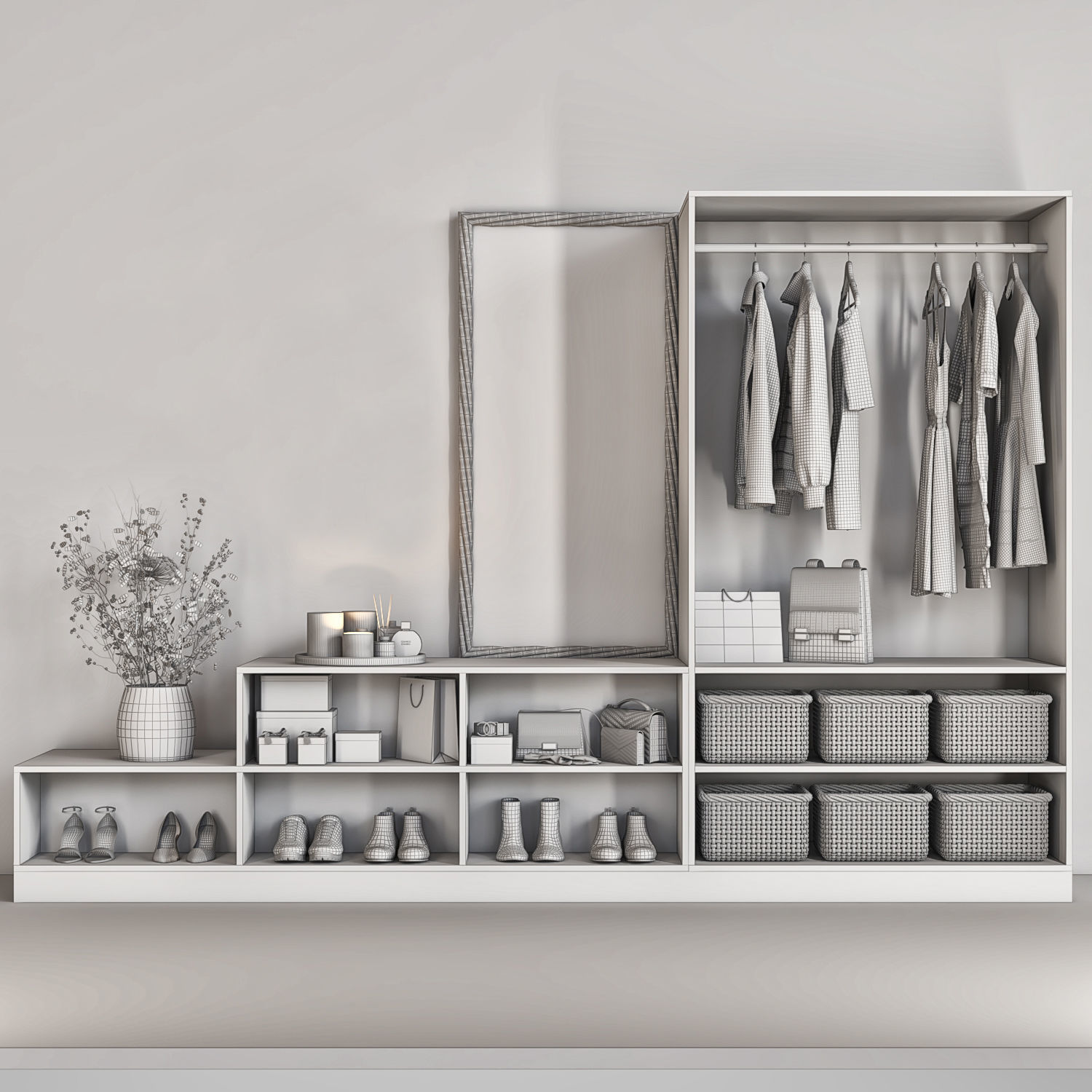 closet 107 3D model_4