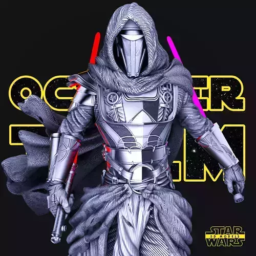Darth Revan Sculpture - Tested and Ready for 3D printing 3D print model