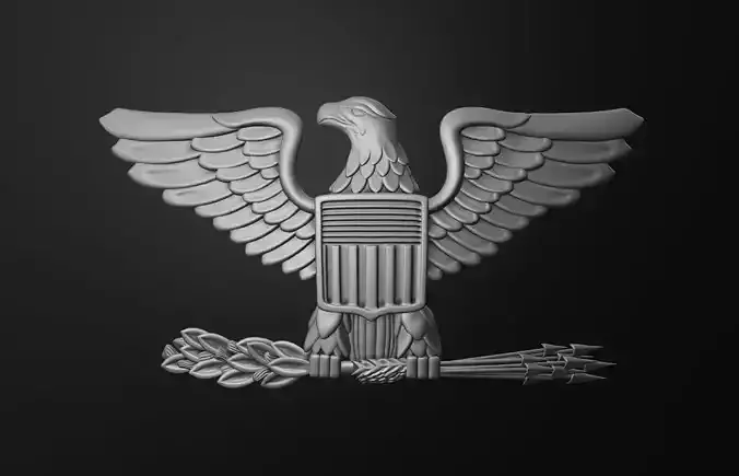 Air force colonel insignia  3D print model