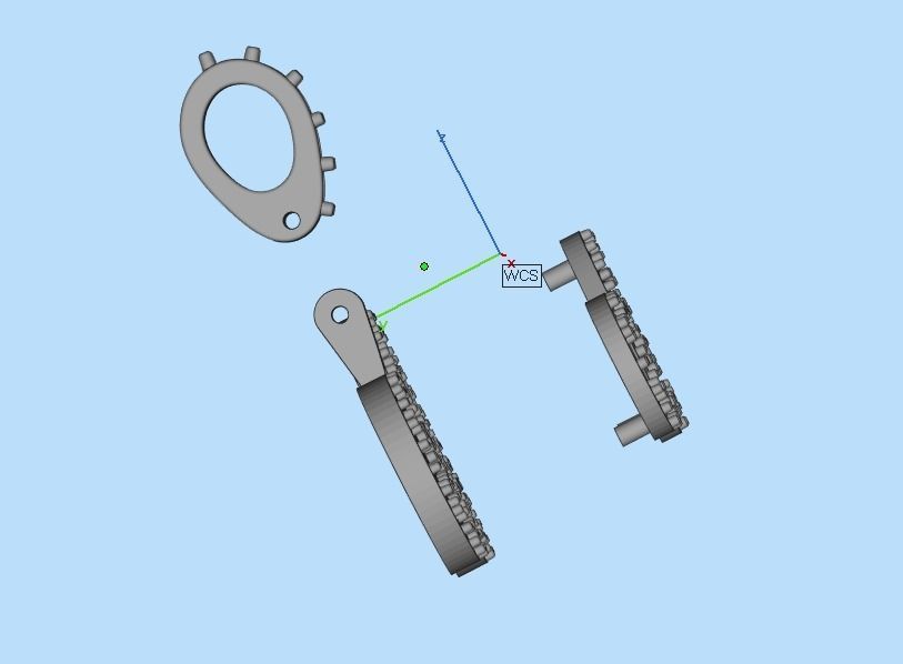 pendant letter A 3D print model_36