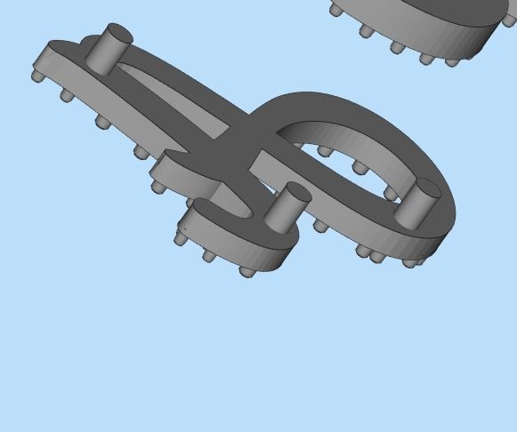 pendant letter A 3D print model_39