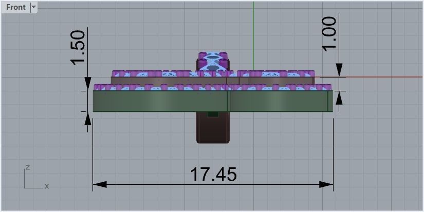 pendant letter A 3D print model_3