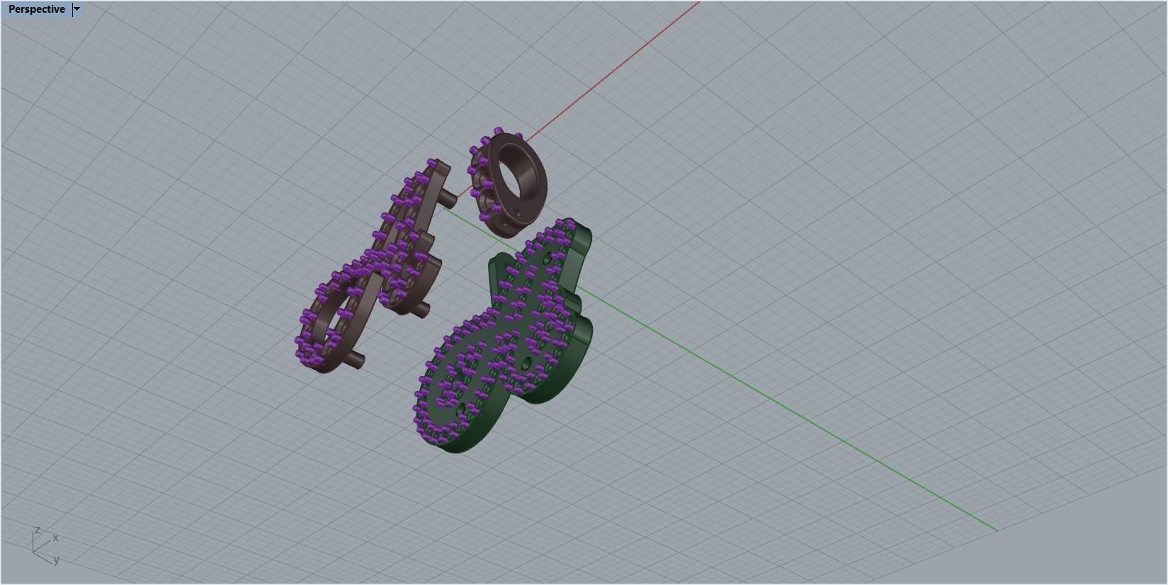 pendant letter A 3D print model_42