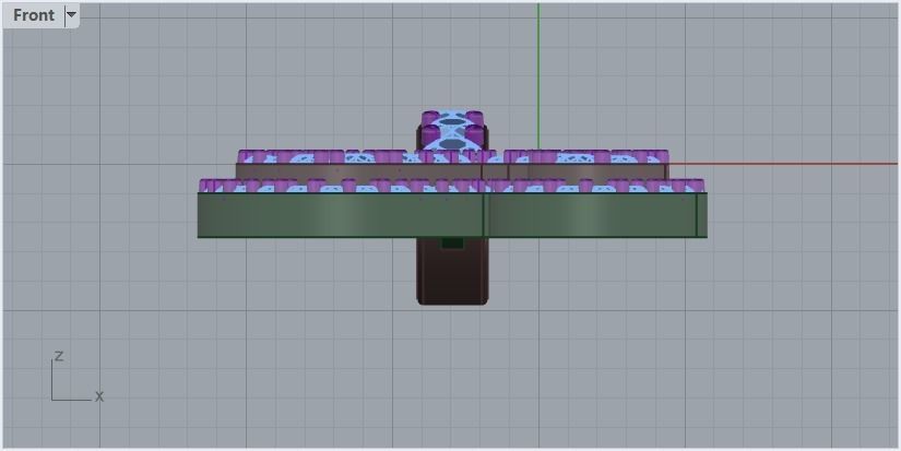 pendant letter A 3D print model_22