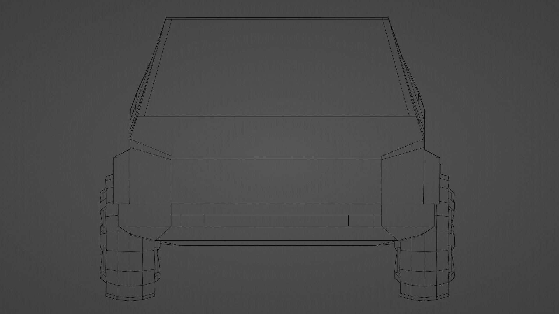 Tesla Cybertruck Low-poly 3D model_8