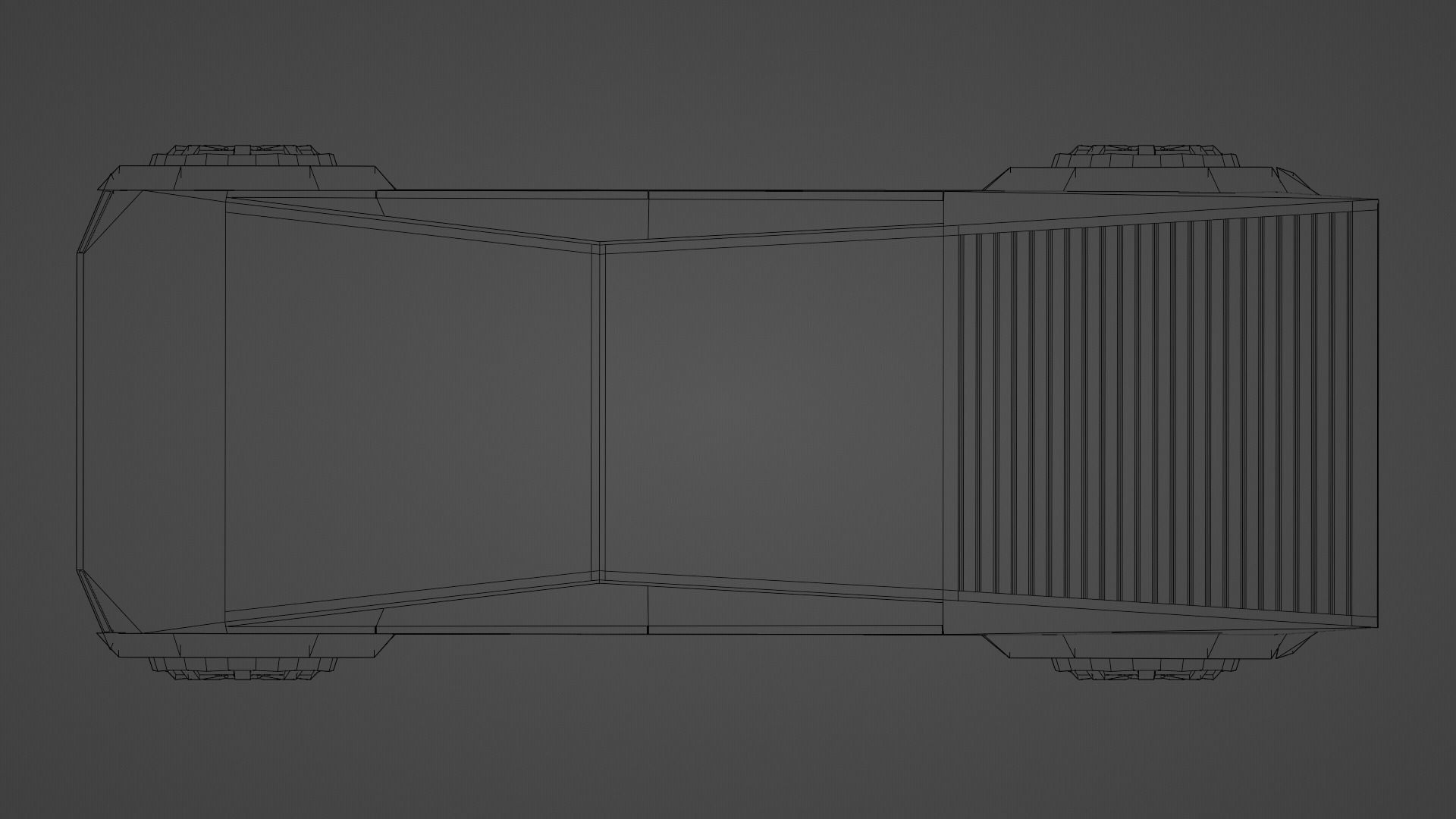 Tesla Cybertruck Low-poly 3D model_6