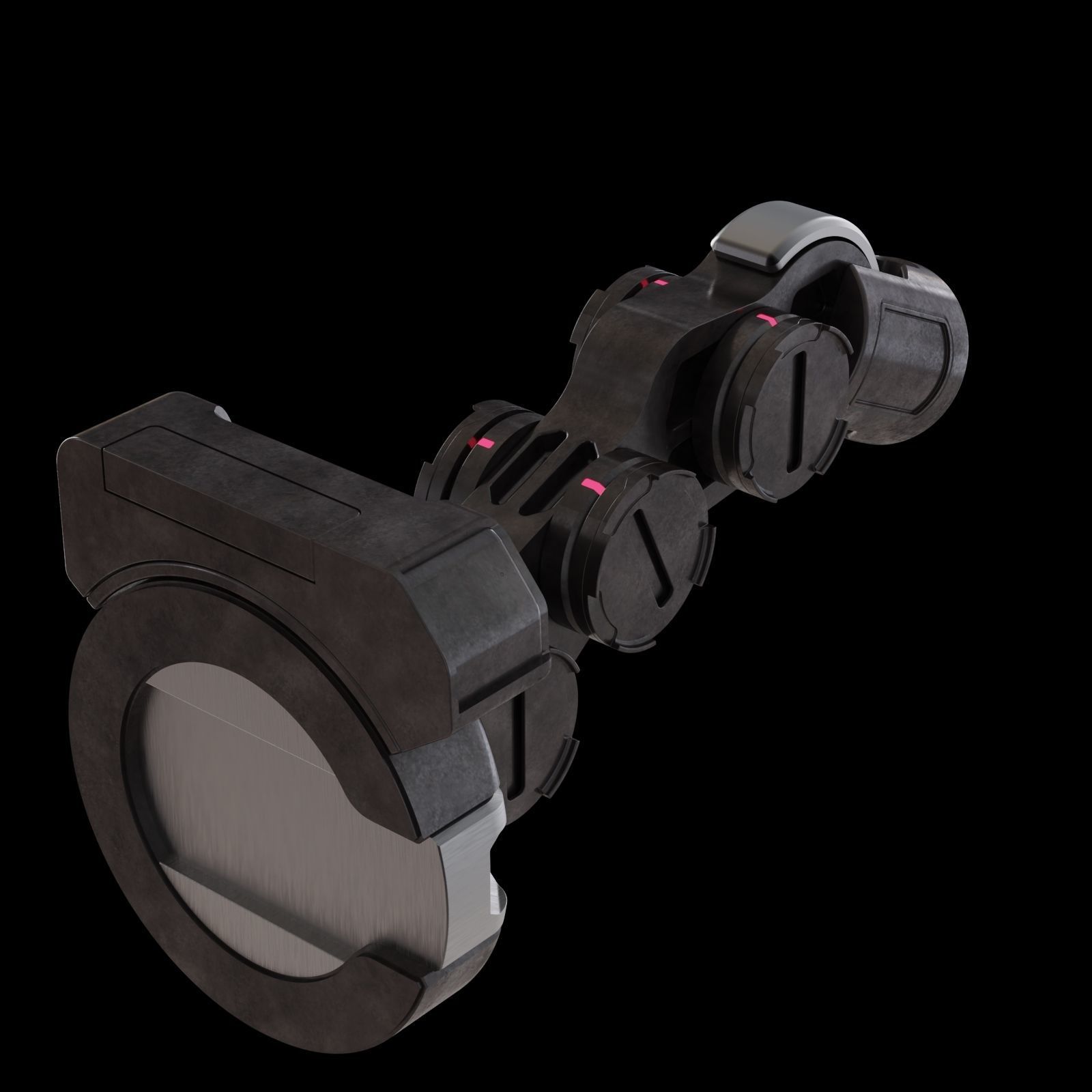 Mechanical part  hard surface  3D model_1
