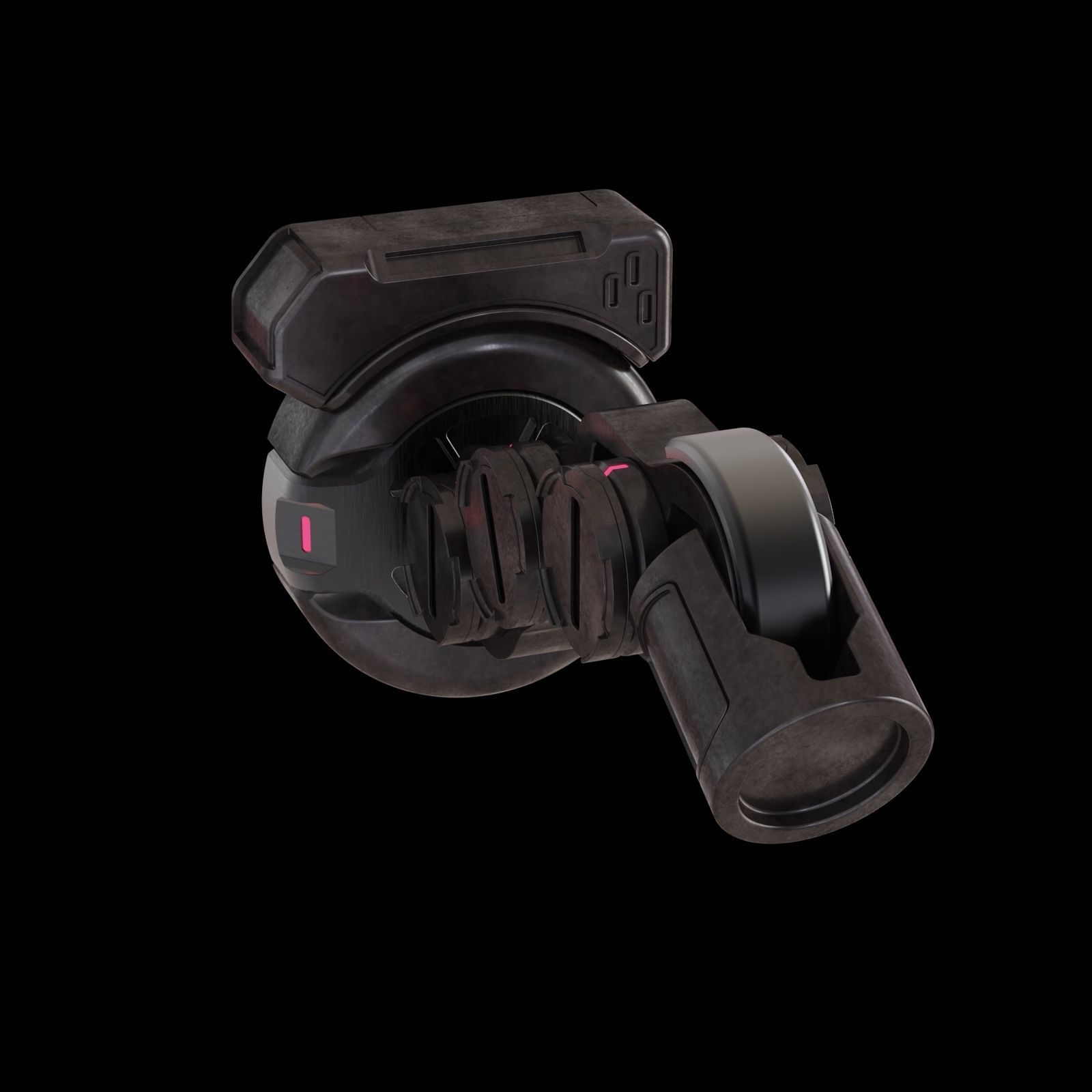 Mechanical part  hard surface  3D model_2