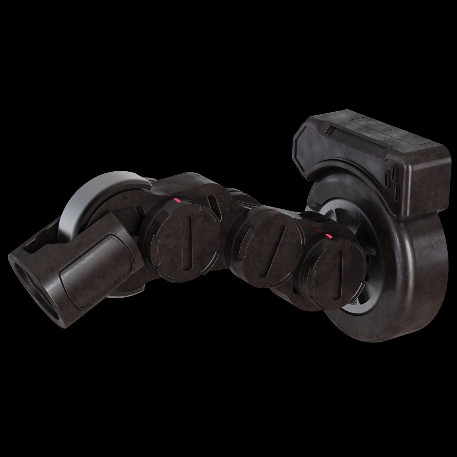 Mechanical part  hard surface  3D model_3