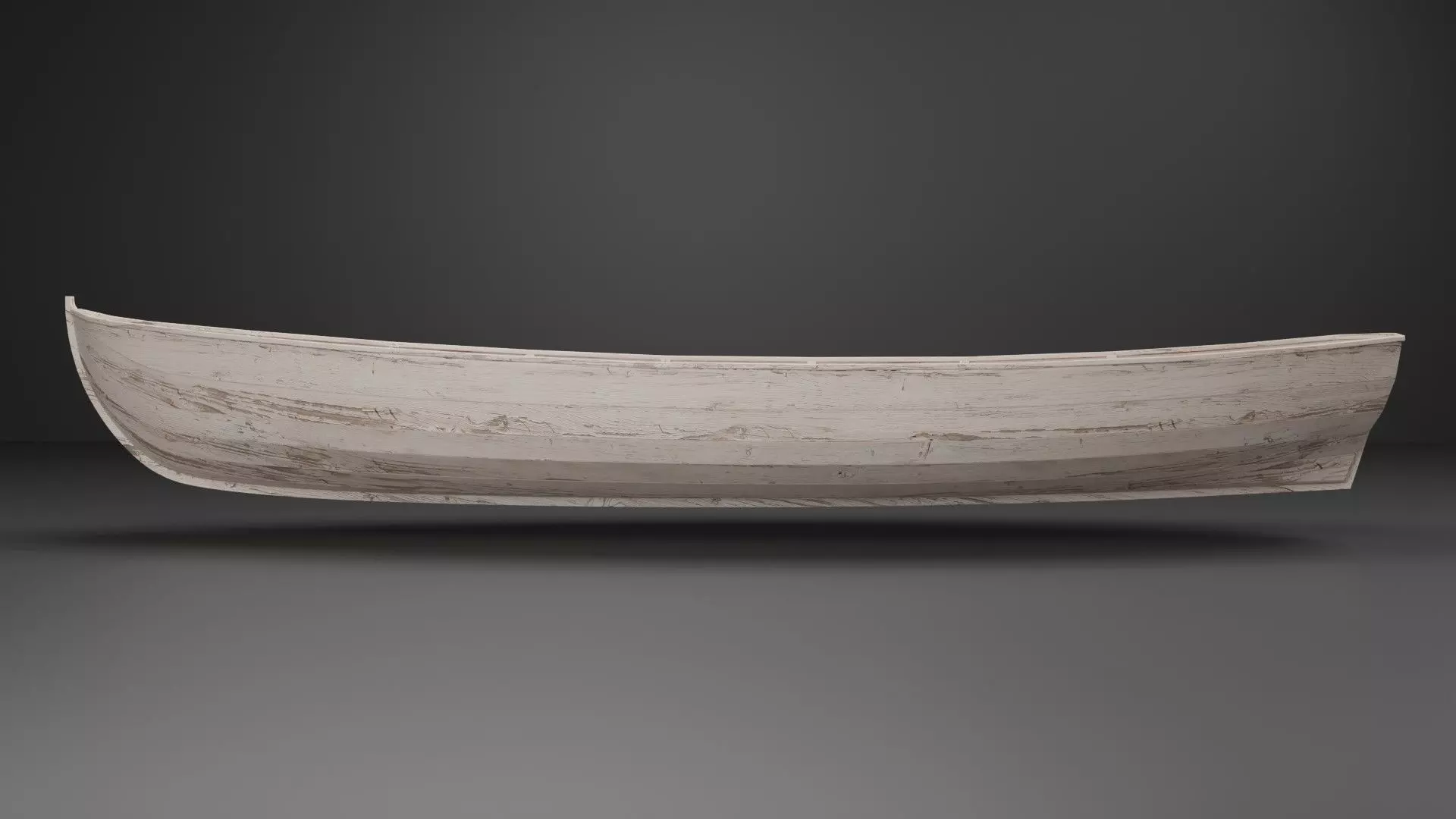 Row boat 3D model_0