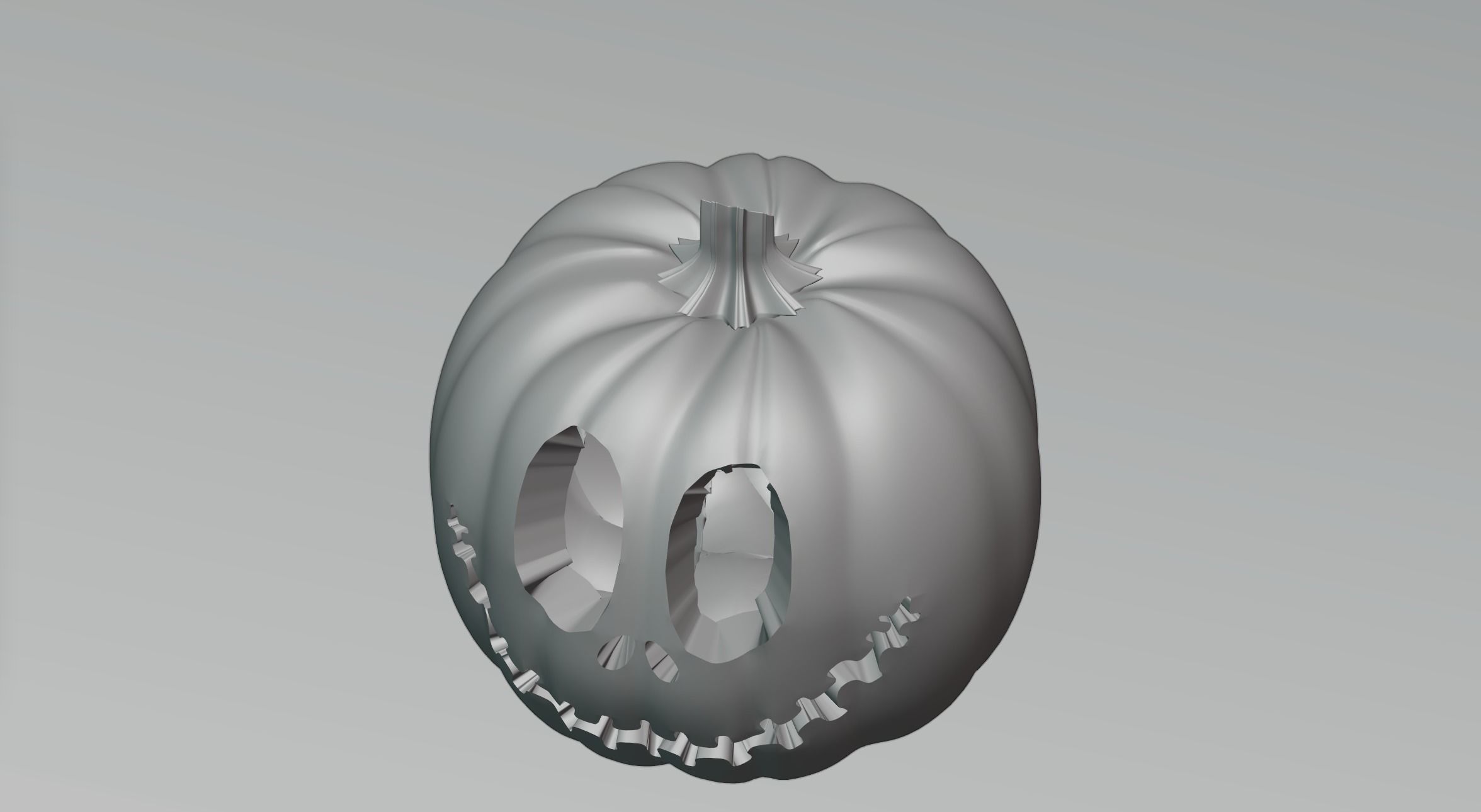 Punpkin 2 halloween pumpkin 3D model_4