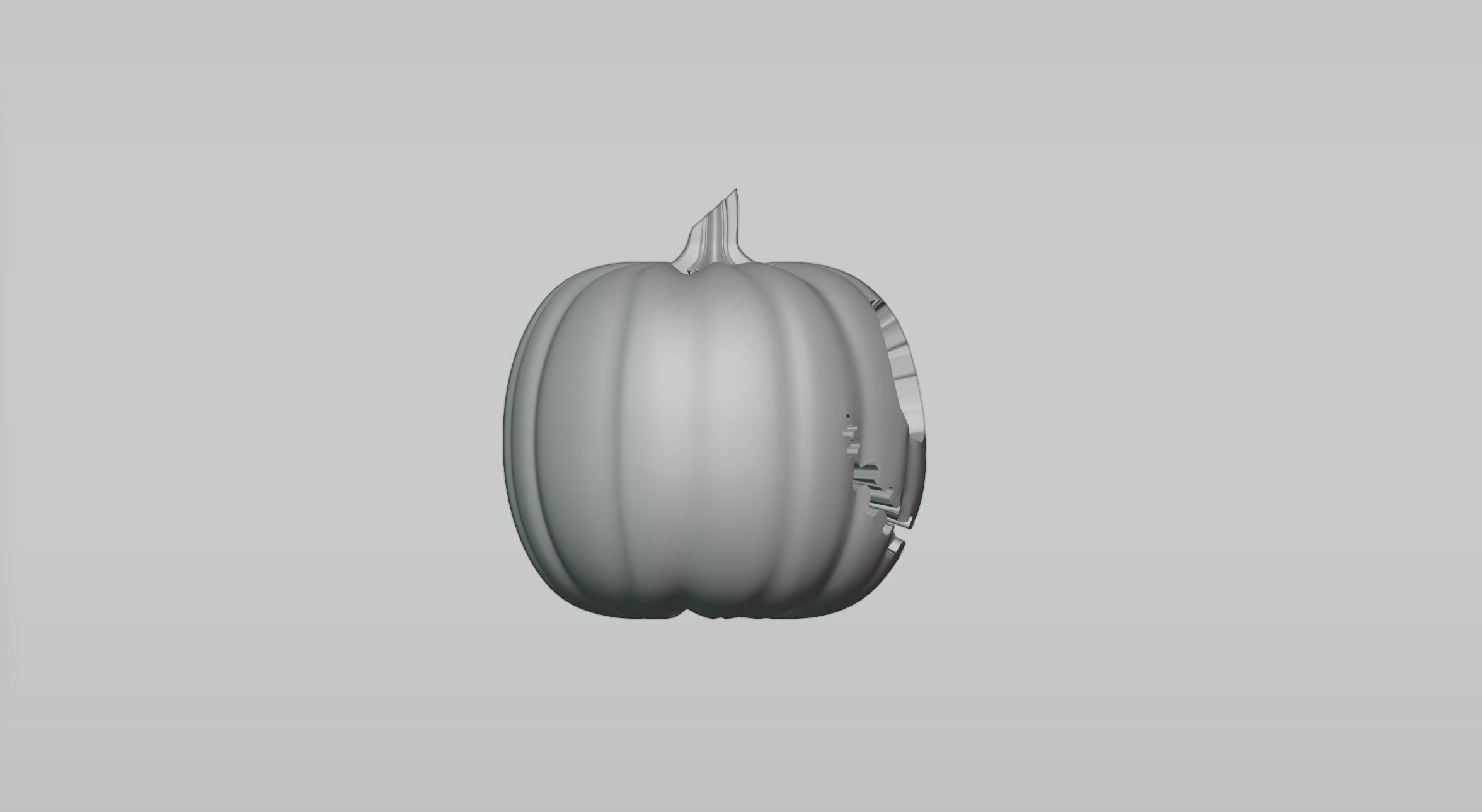 Punpkin 2 halloween pumpkin 3D model_2