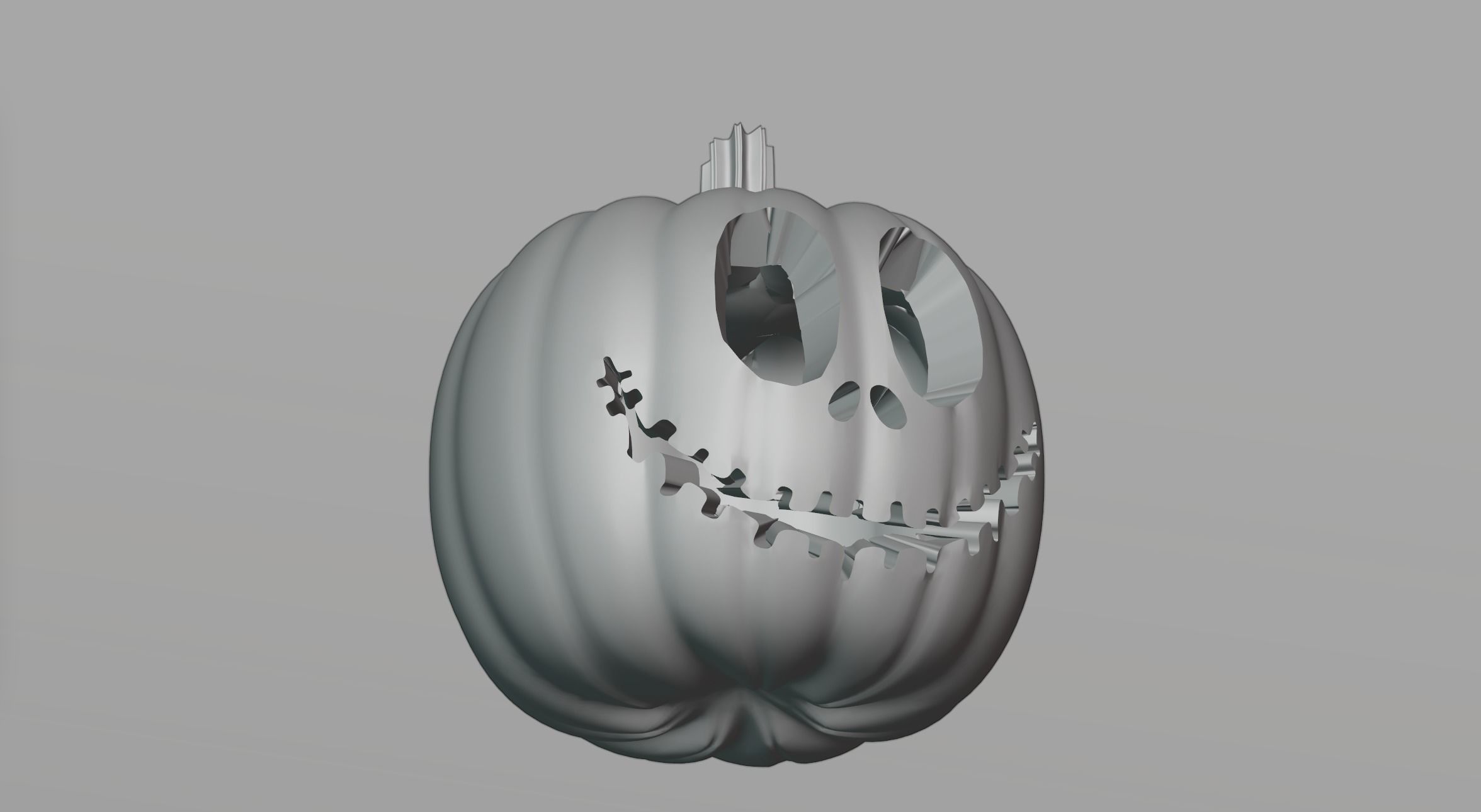 Punpkin 2 halloween pumpkin 3D model_5
