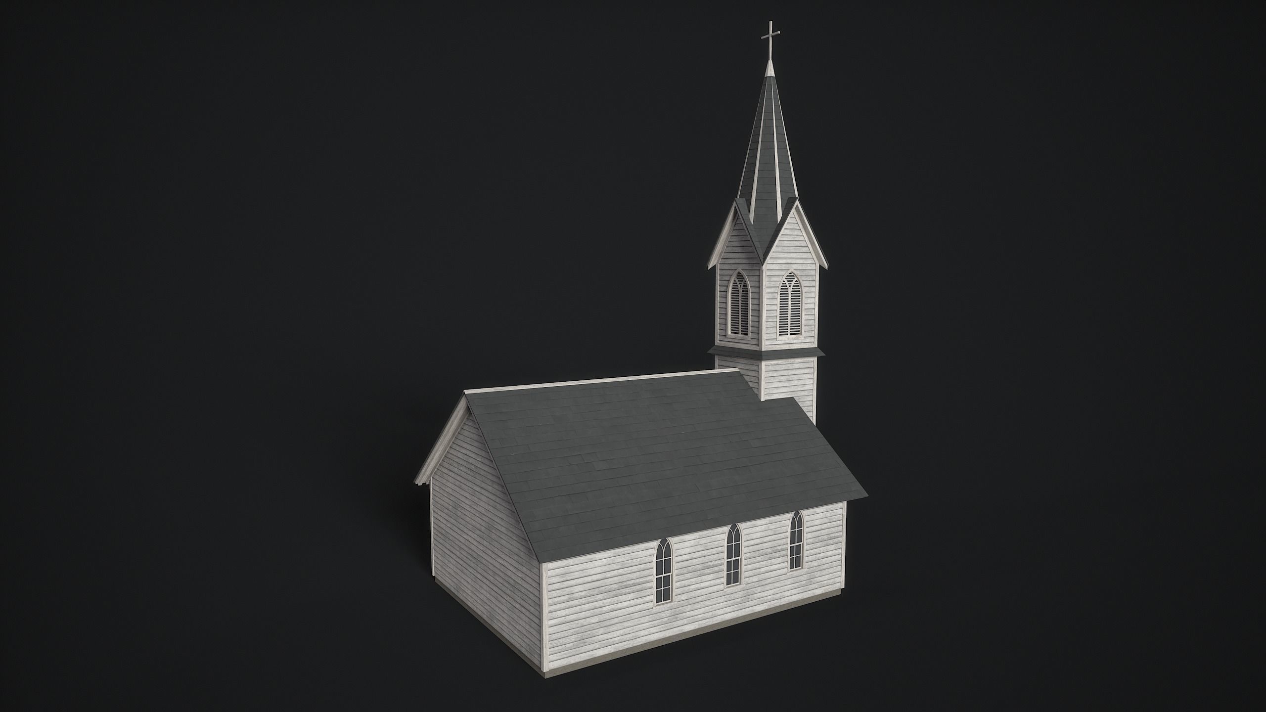Old Church 3D model_3