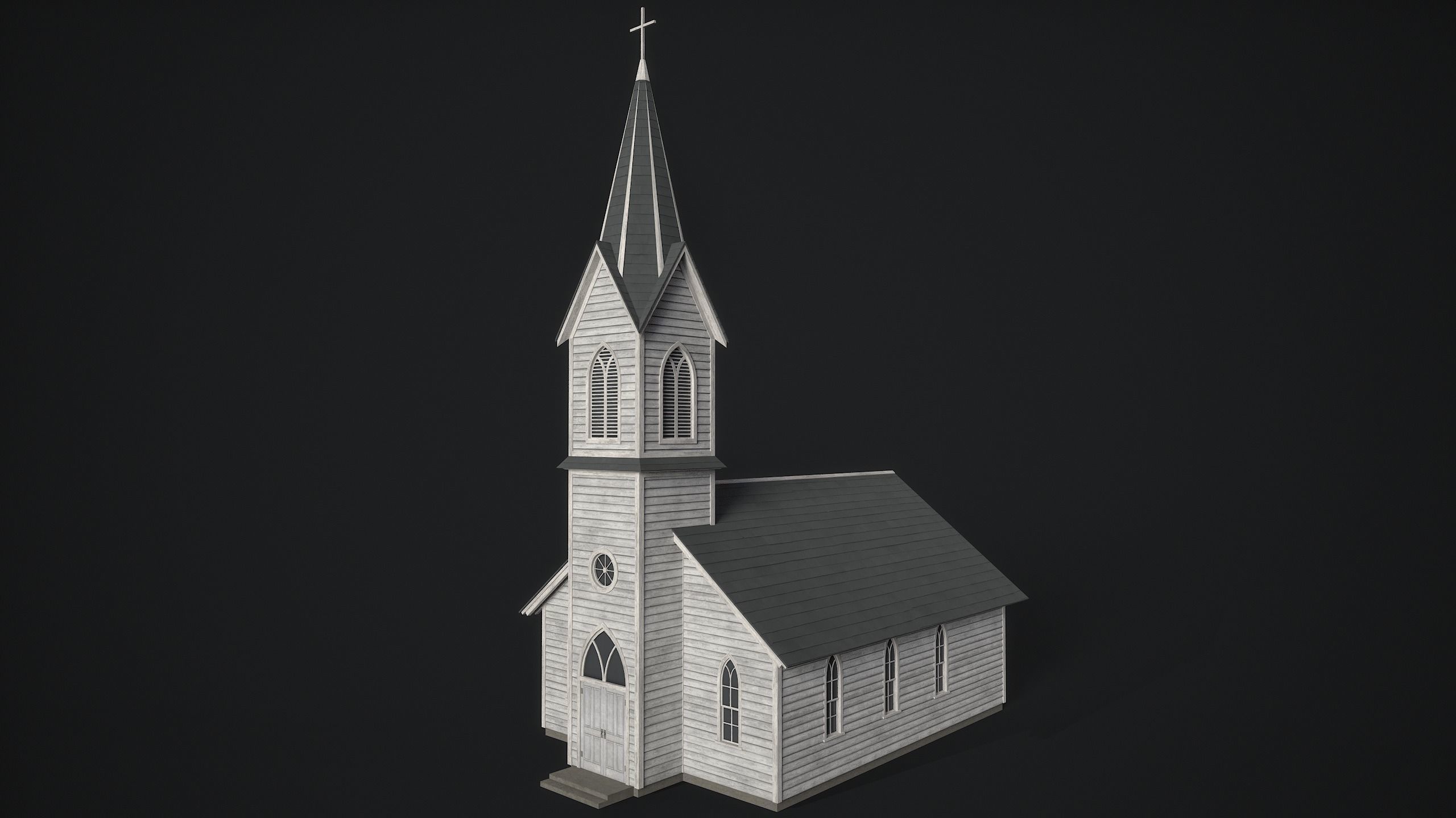 Old Church 3D model_1