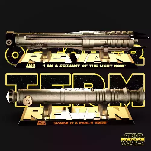 Darth Revan Lightsabers  - Tested and Ready for 3D printing