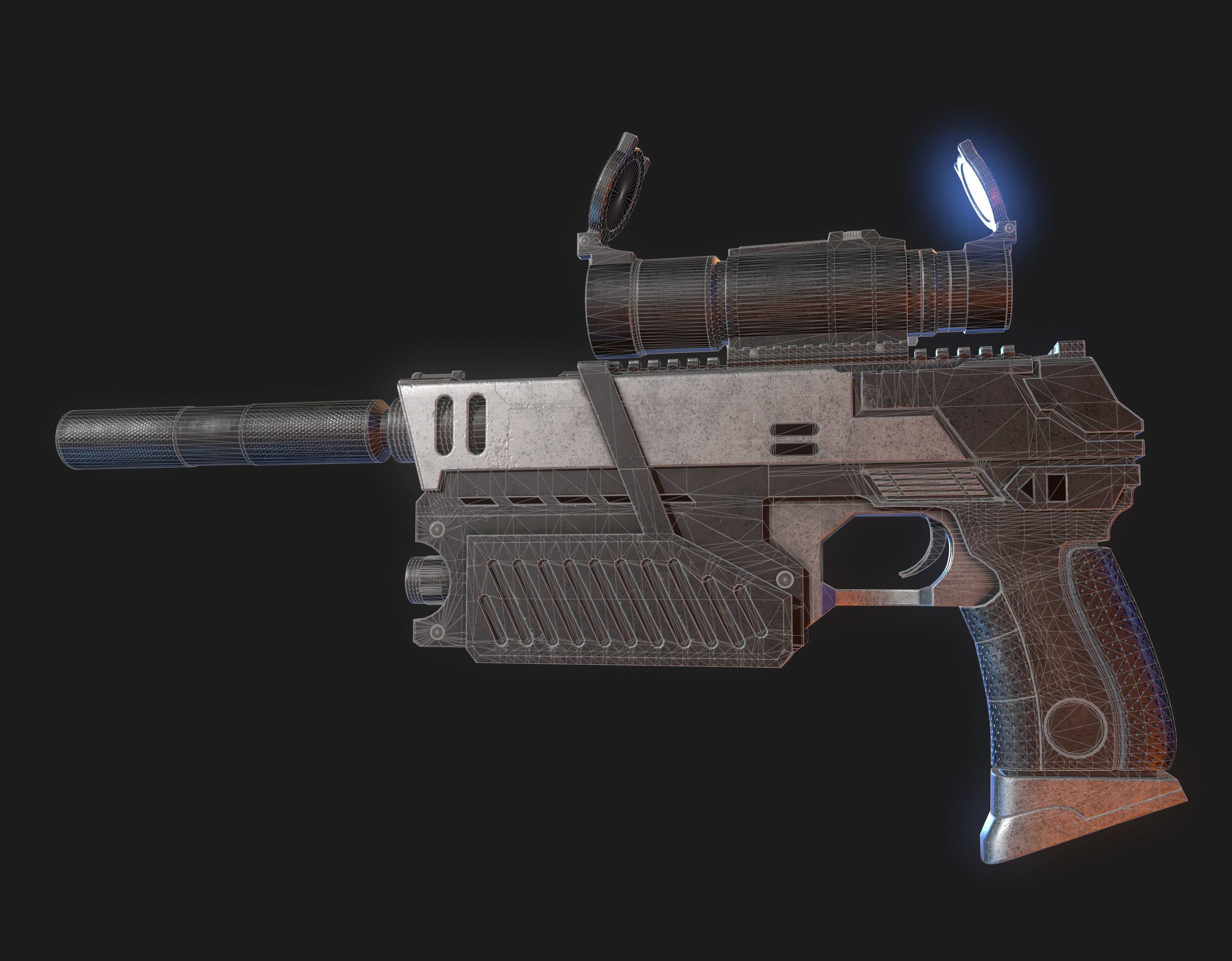 The Lawgiver Judge Dredd 3D model_11