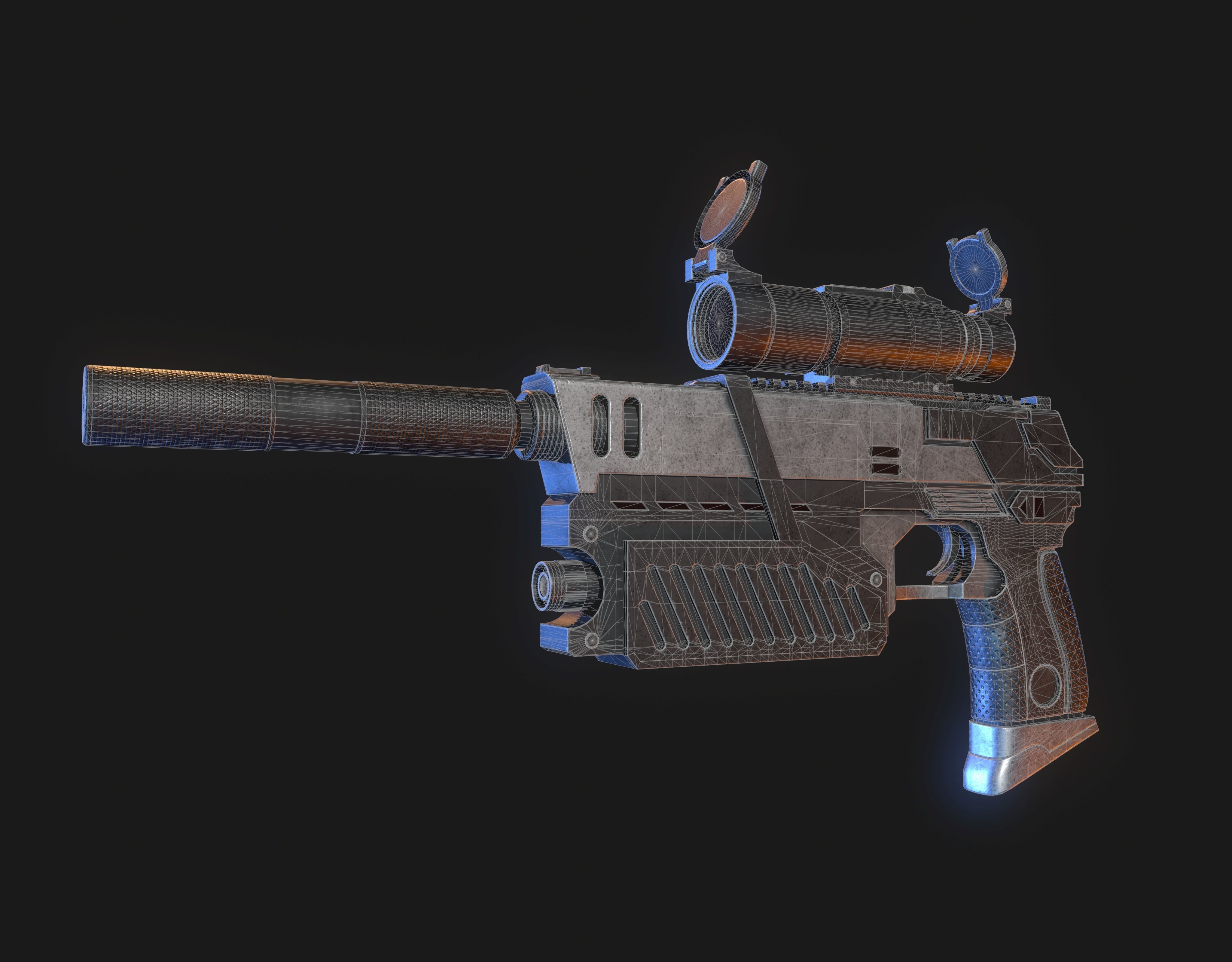 The Lawgiver Judge Dredd 3D model_5