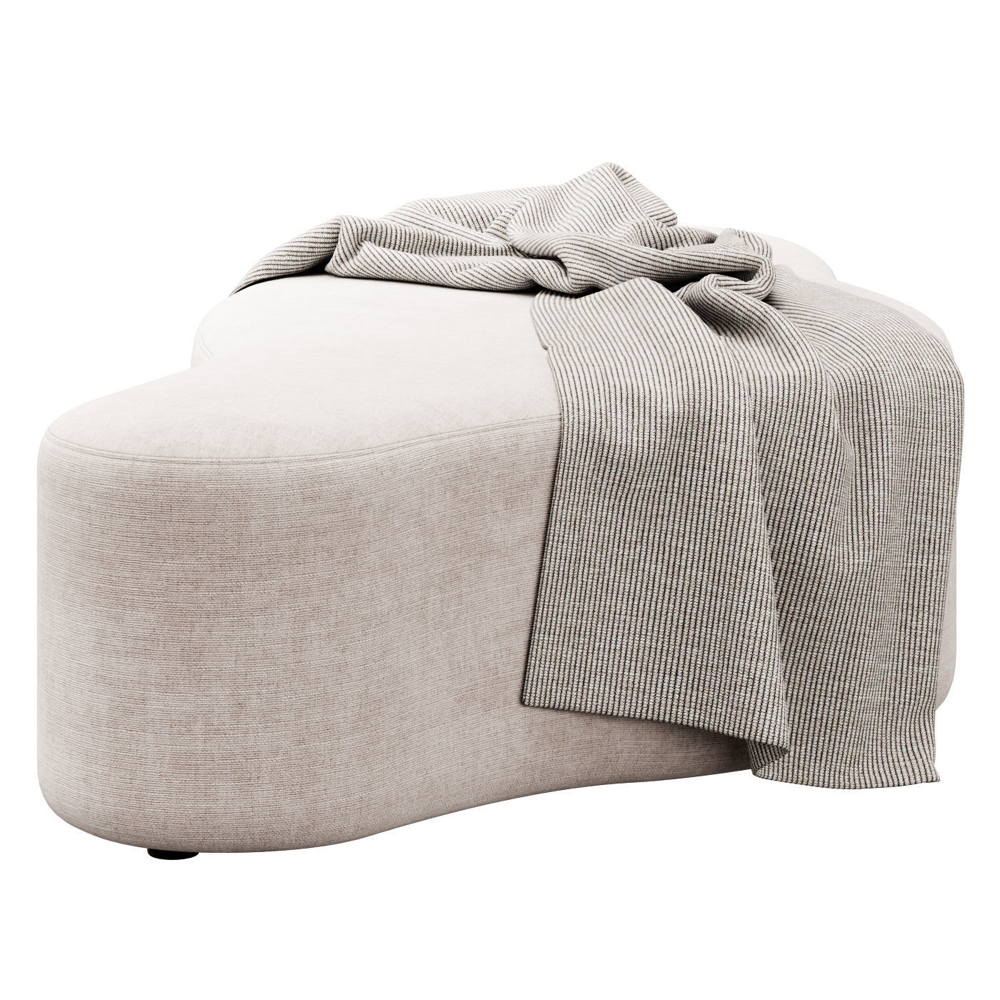 Clarkson Ottoman A by Huniford 3D model_10