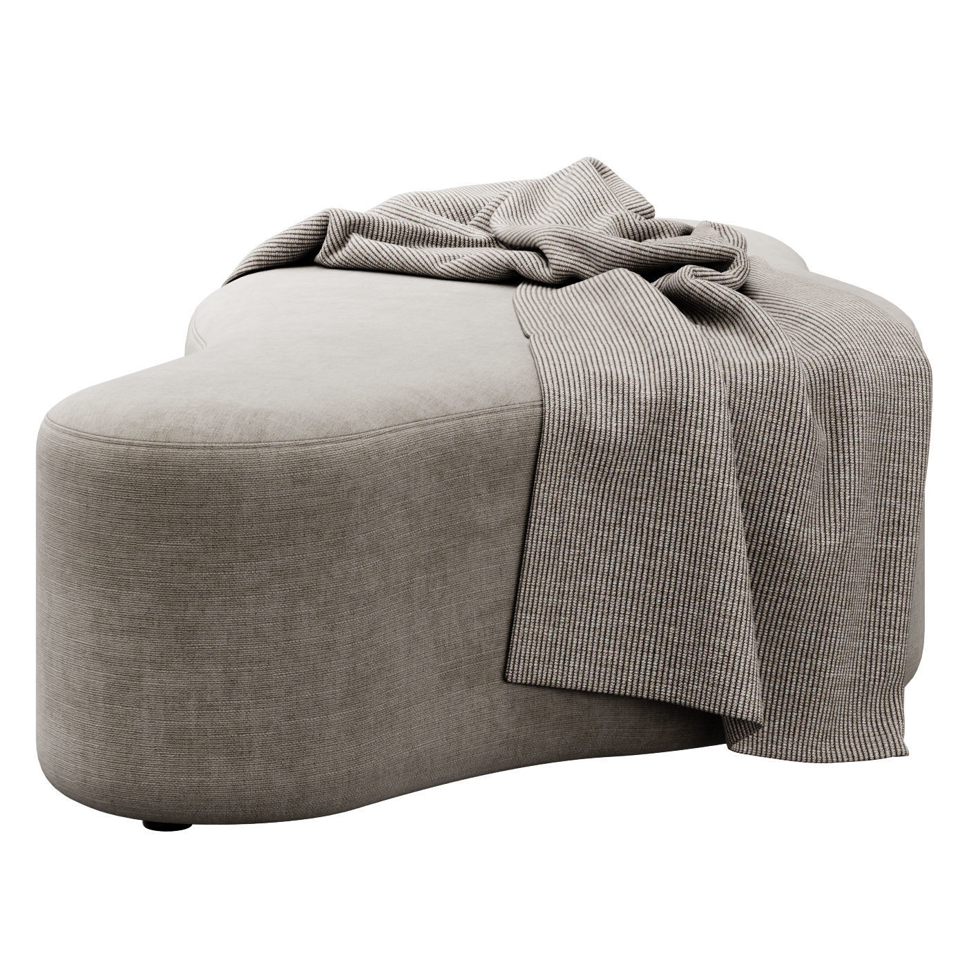 Clarkson Ottoman A by Huniford 3D model_9