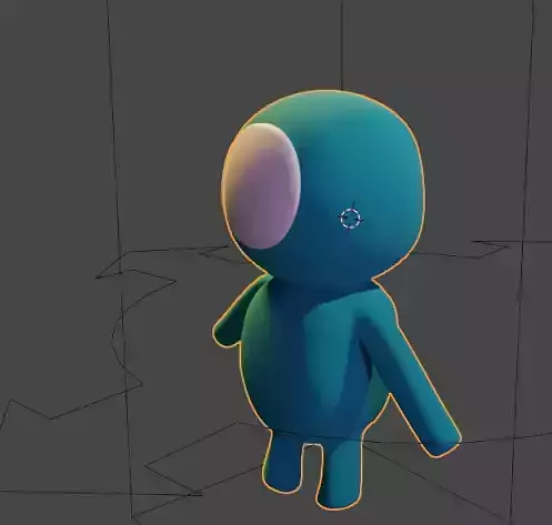 Fully Rigged 3D Cartoon Character