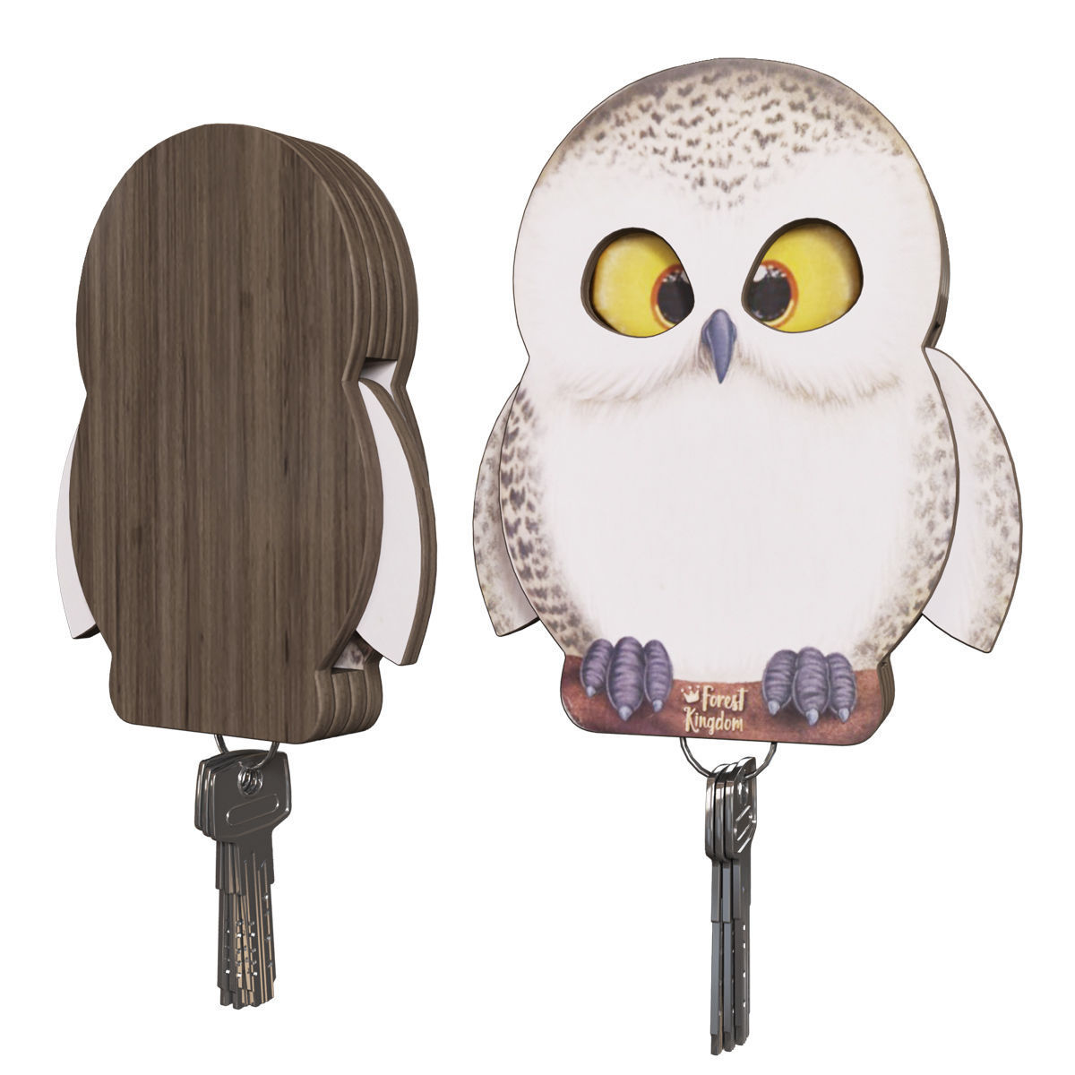 Forest Kingdom Hanger For Keys  3D model_5