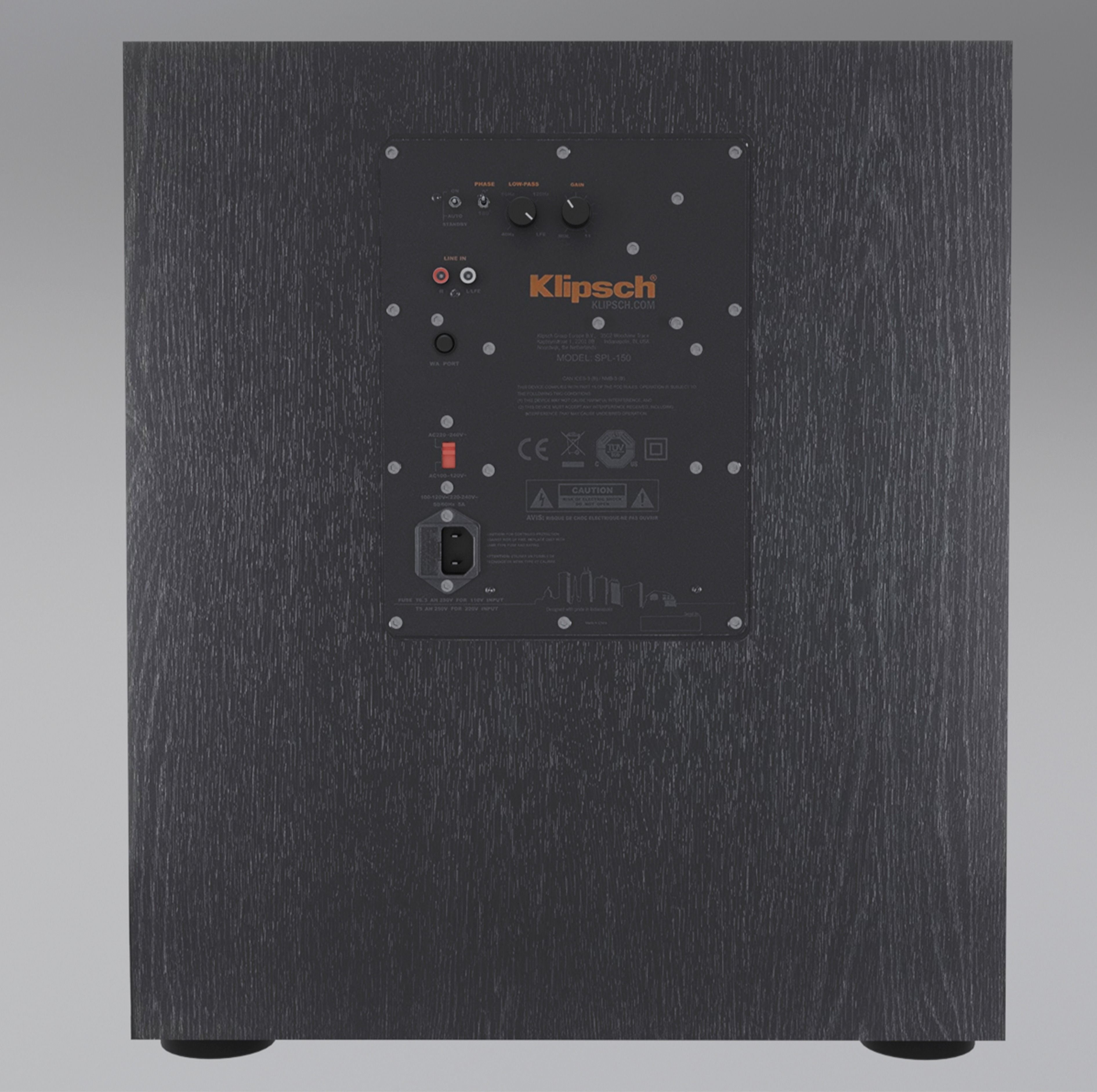 Subwoofer Klipsch SPL-150 Low-poly 3D model_1