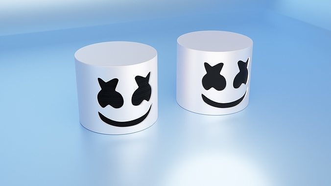 Marshmello helmet 3D model