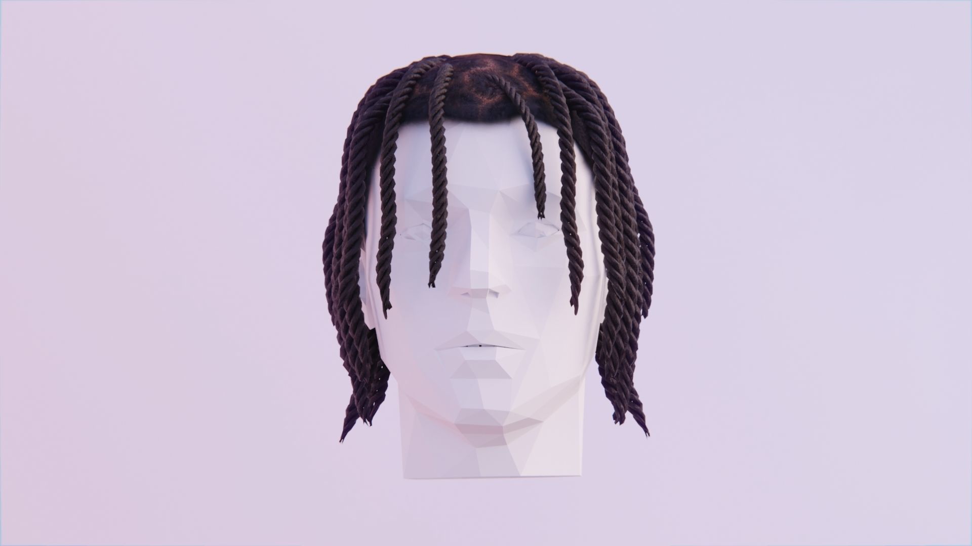 Braided Dreadlocks by Tiko 3D Model Collection_34