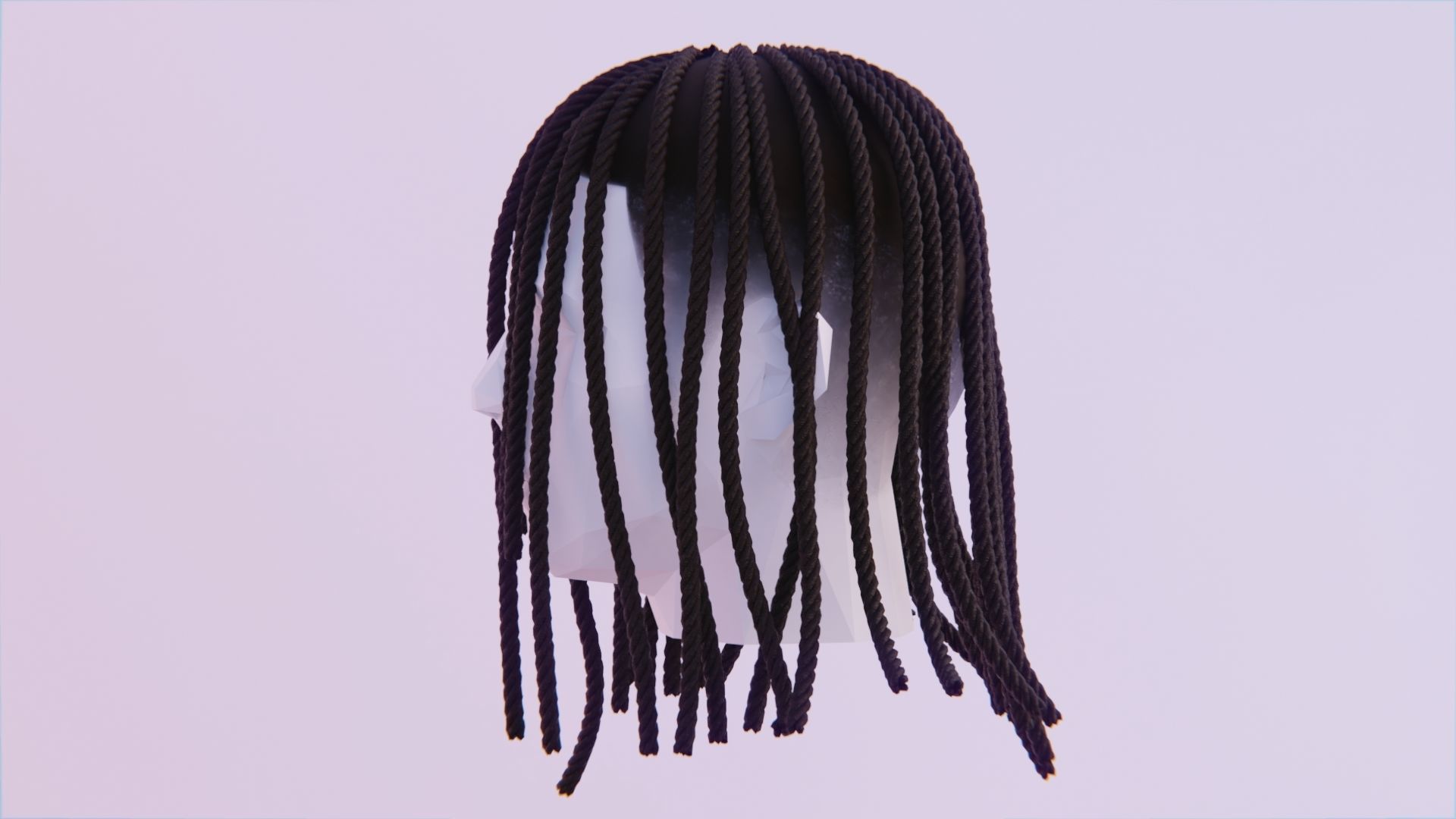 Braided Dreadlocks by Tiko 3D Model Collection_27