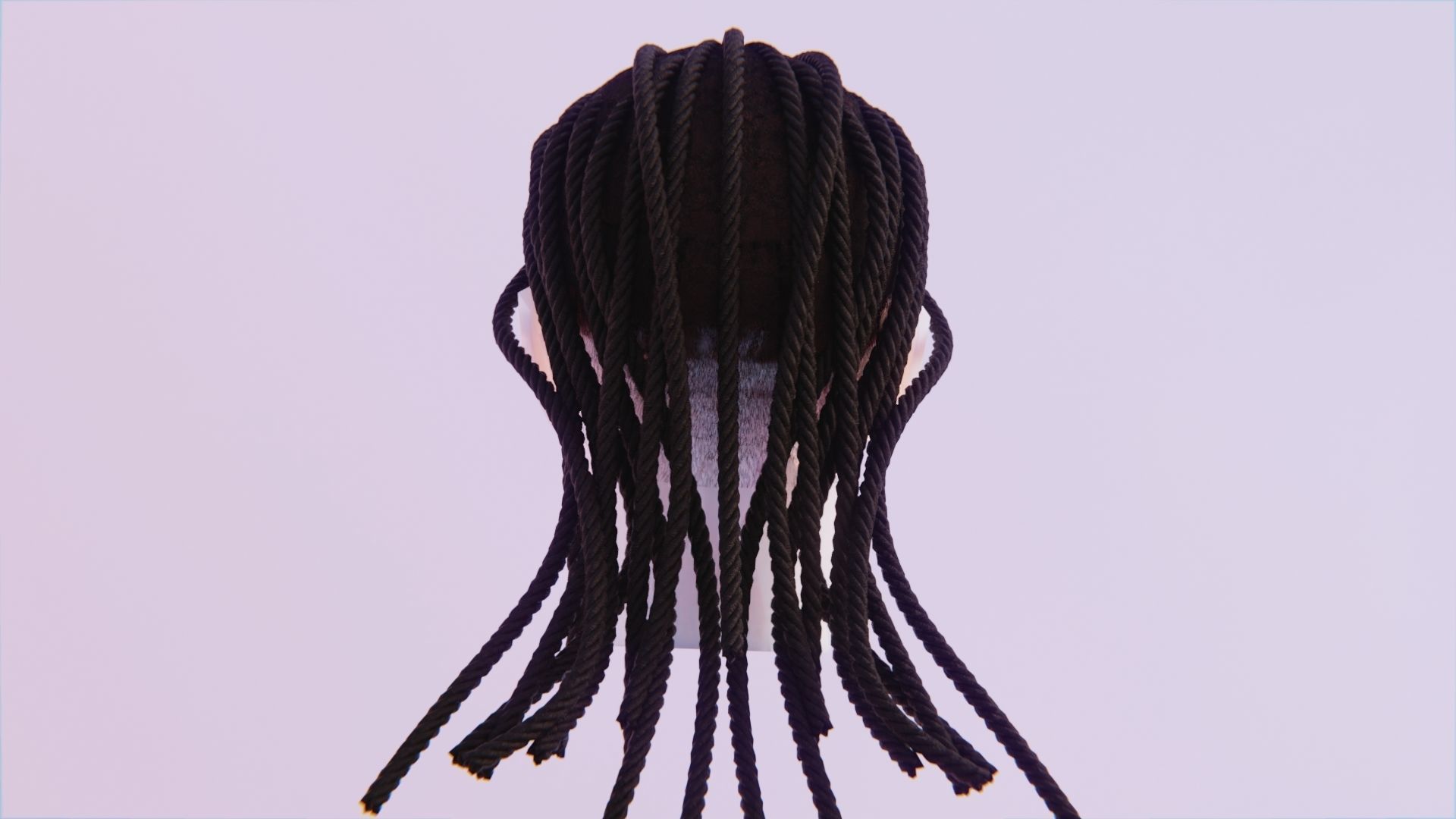 Braided Dreadlocks by Tiko 3D Model Collection_30