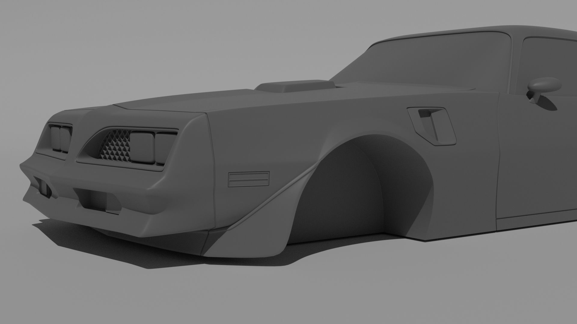 1978 Pontiac Trans Am 3D print model_4