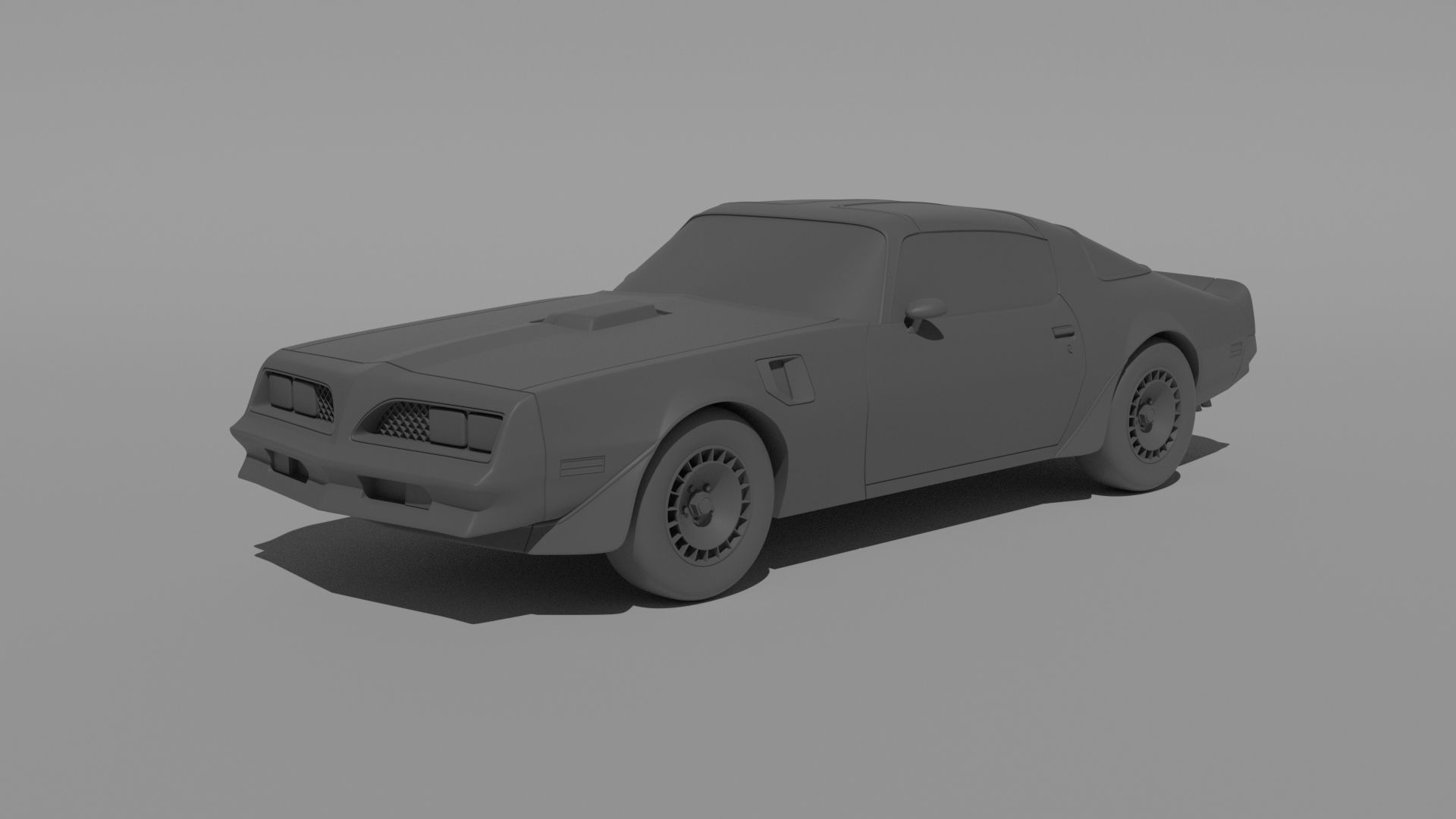 1978 Pontiac Trans Am 3D print model_1