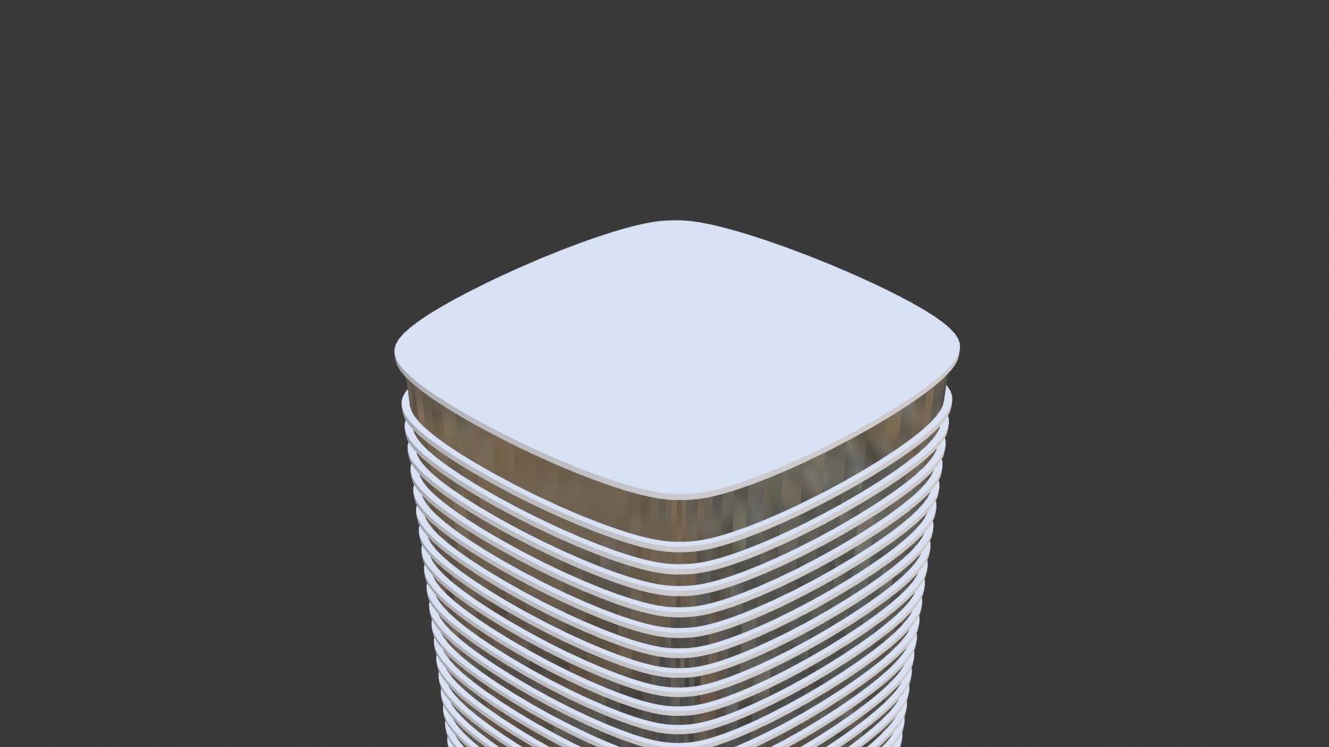 Skyscraper car in with bars 3D model_23