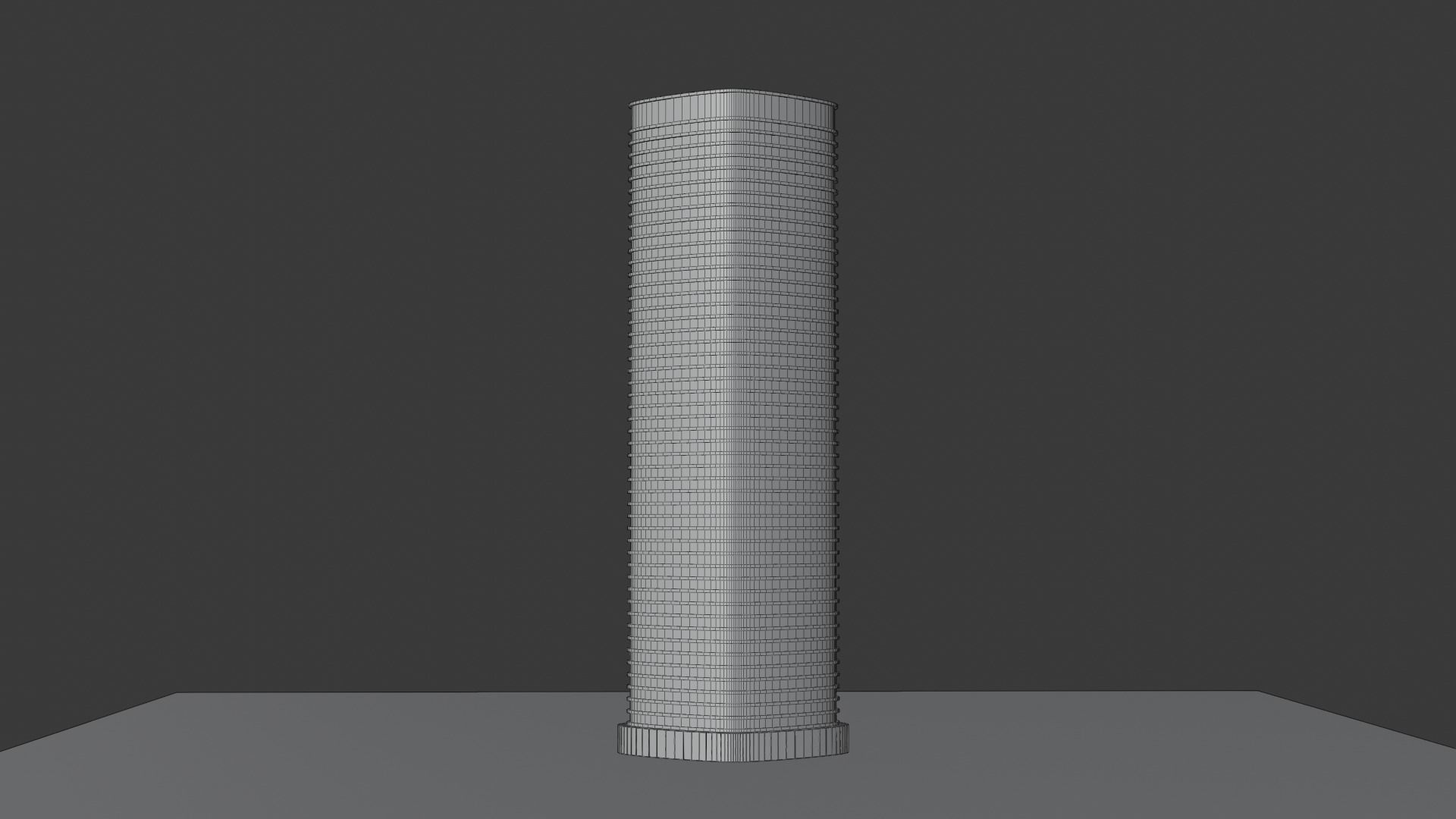 Skyscraper car in with bars 3D model_24