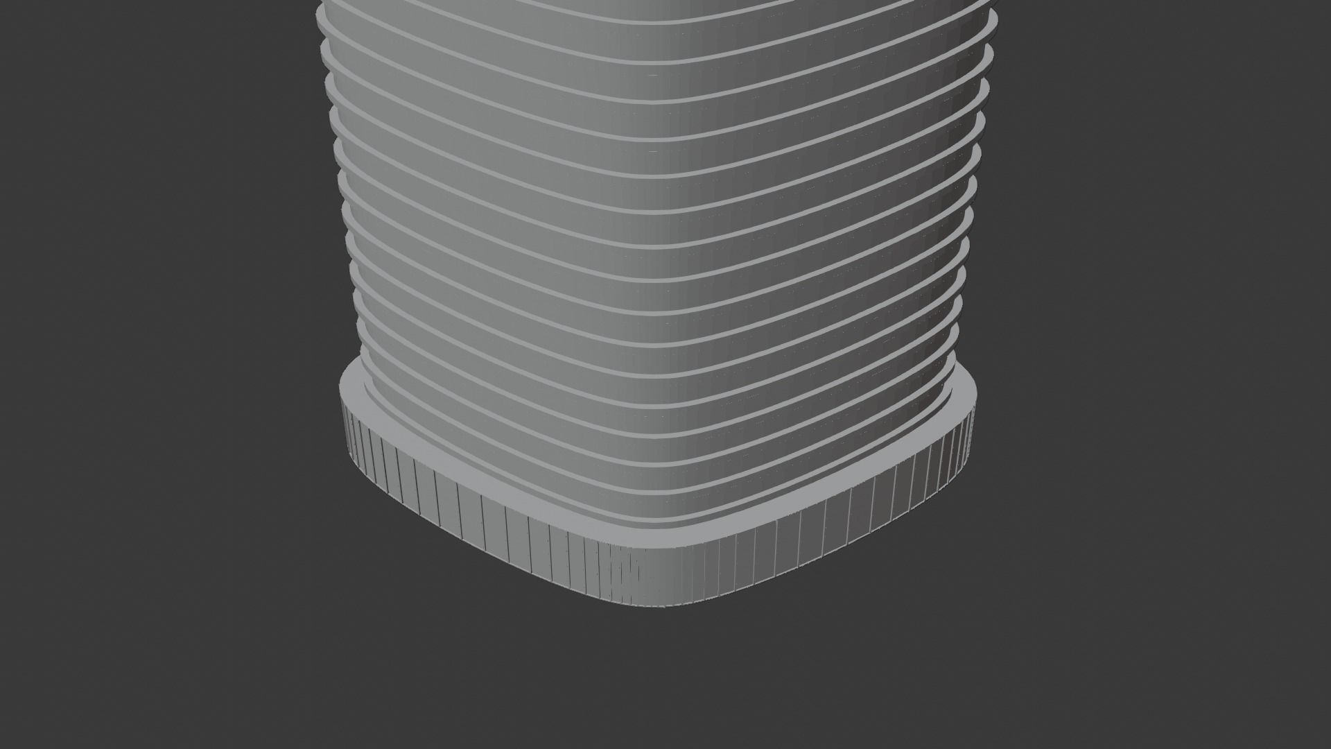 Skyscraper car in with bars 3D model_9