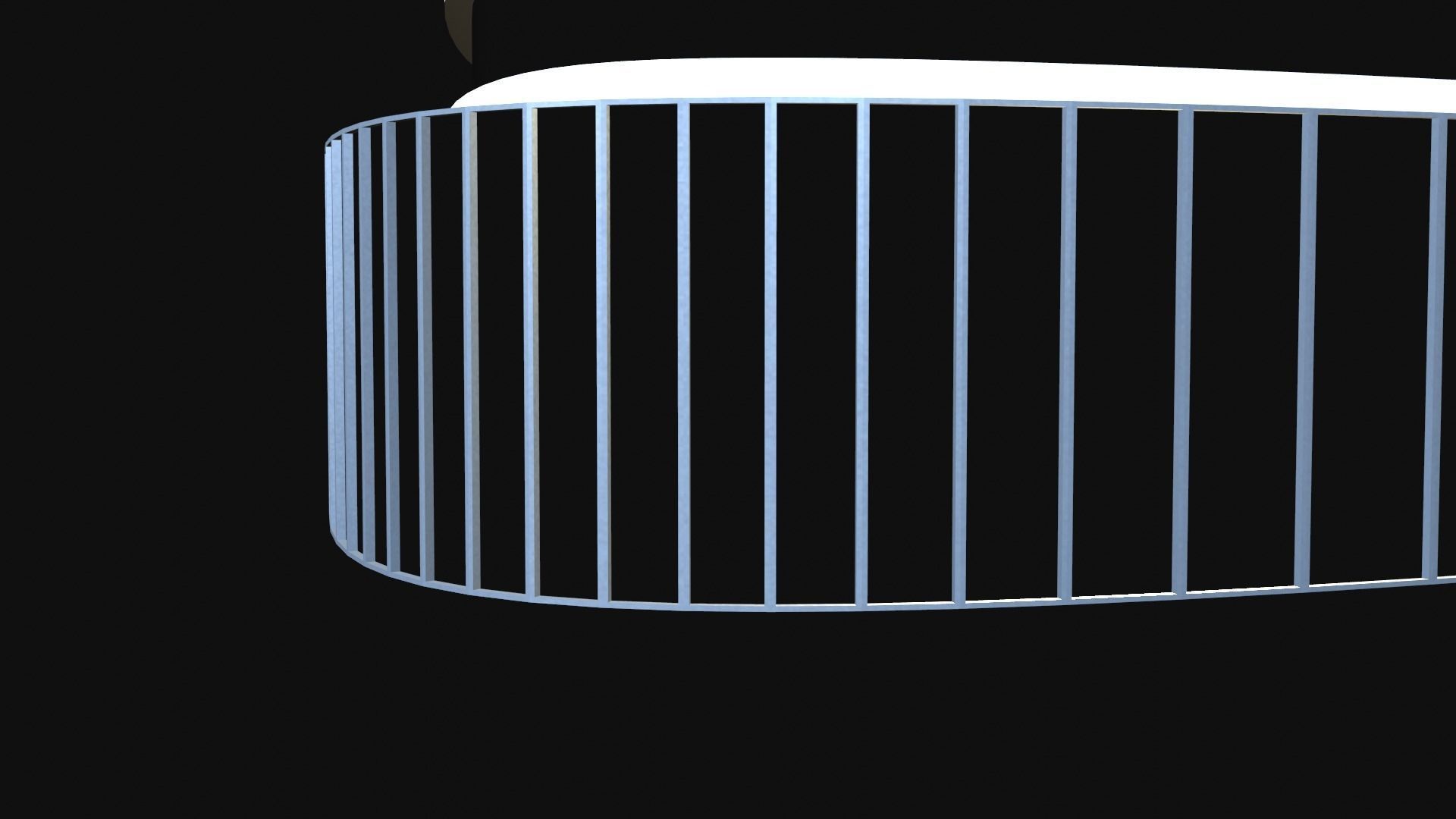 Skyscraper car in with bars 3D model_15