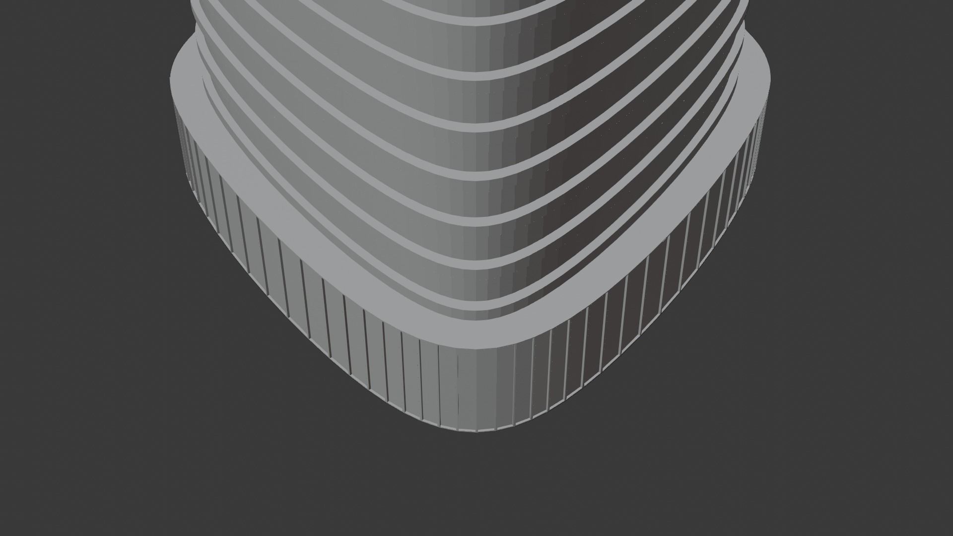 Skyscraper car in with bars 3D model_6