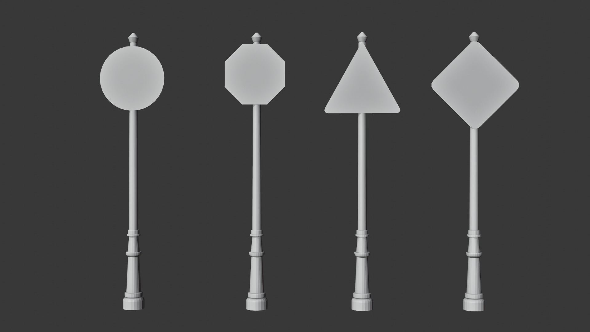 city pack Low-poly 3D model_8
