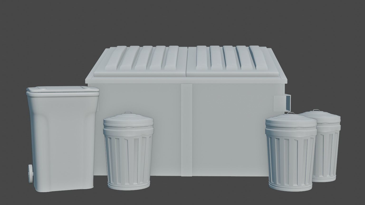 city pack Low-poly 3D model_14