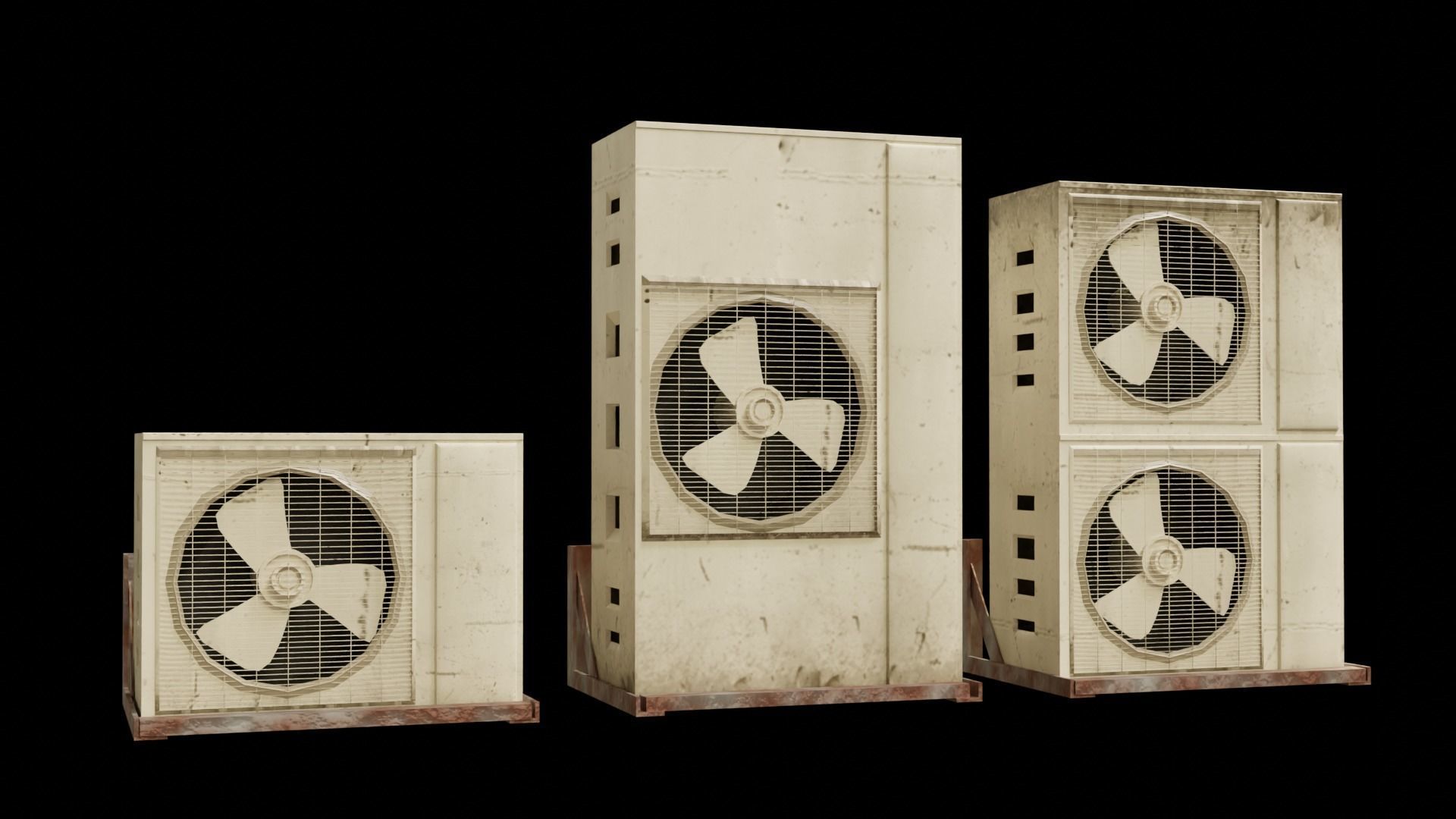 city pack Low-poly 3D model_1