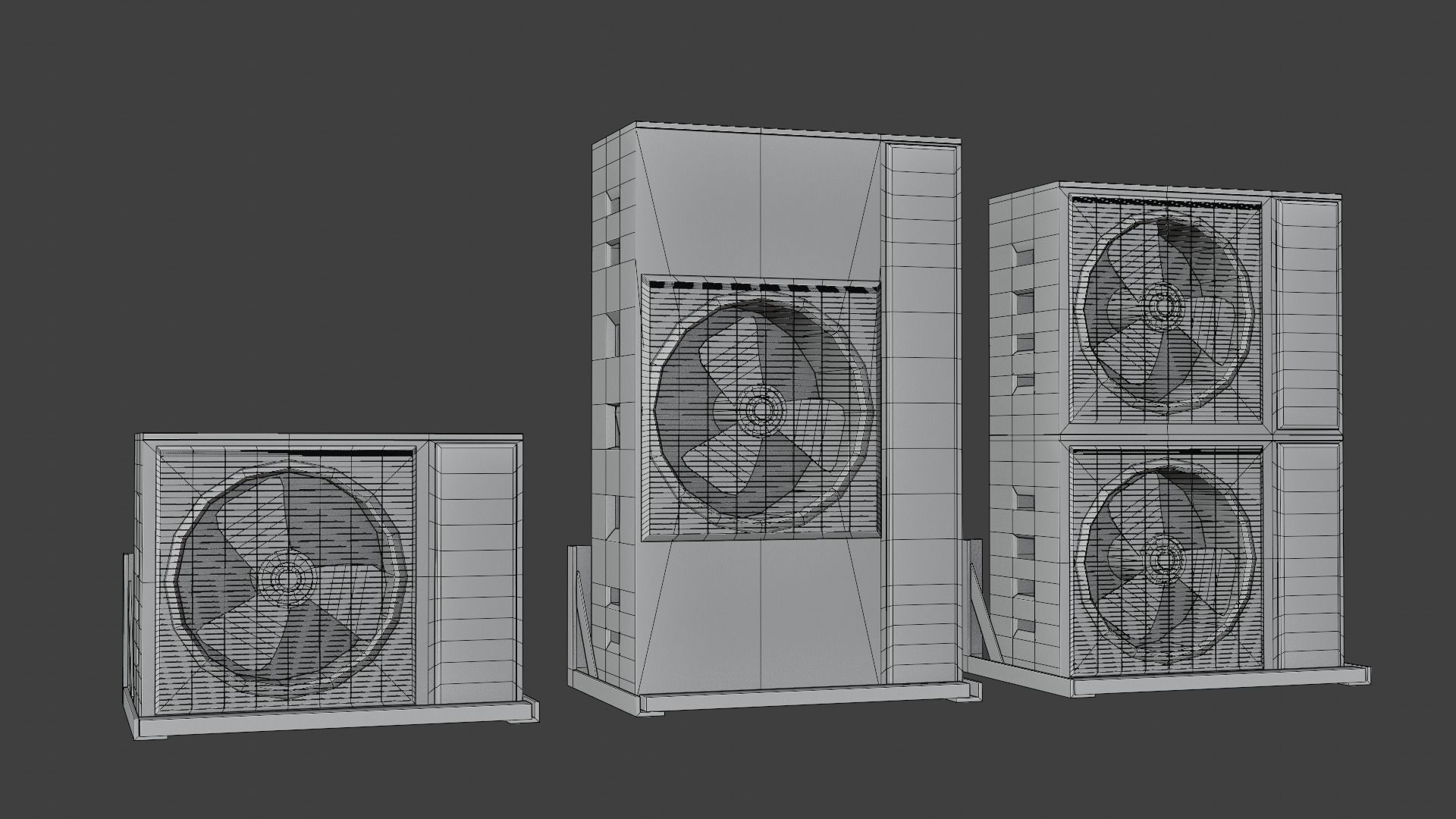 city pack Low-poly 3D model_2