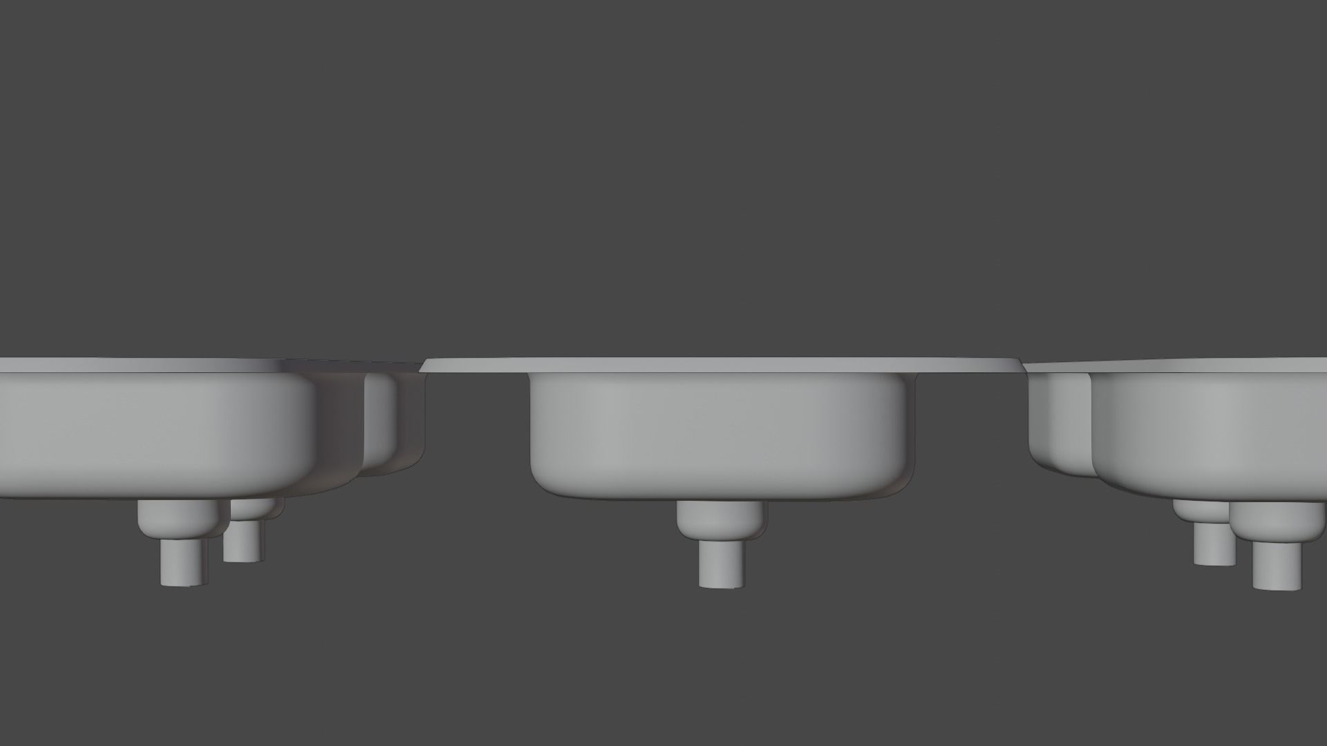 Stainless Steel Kitchen Sink 3D model_17