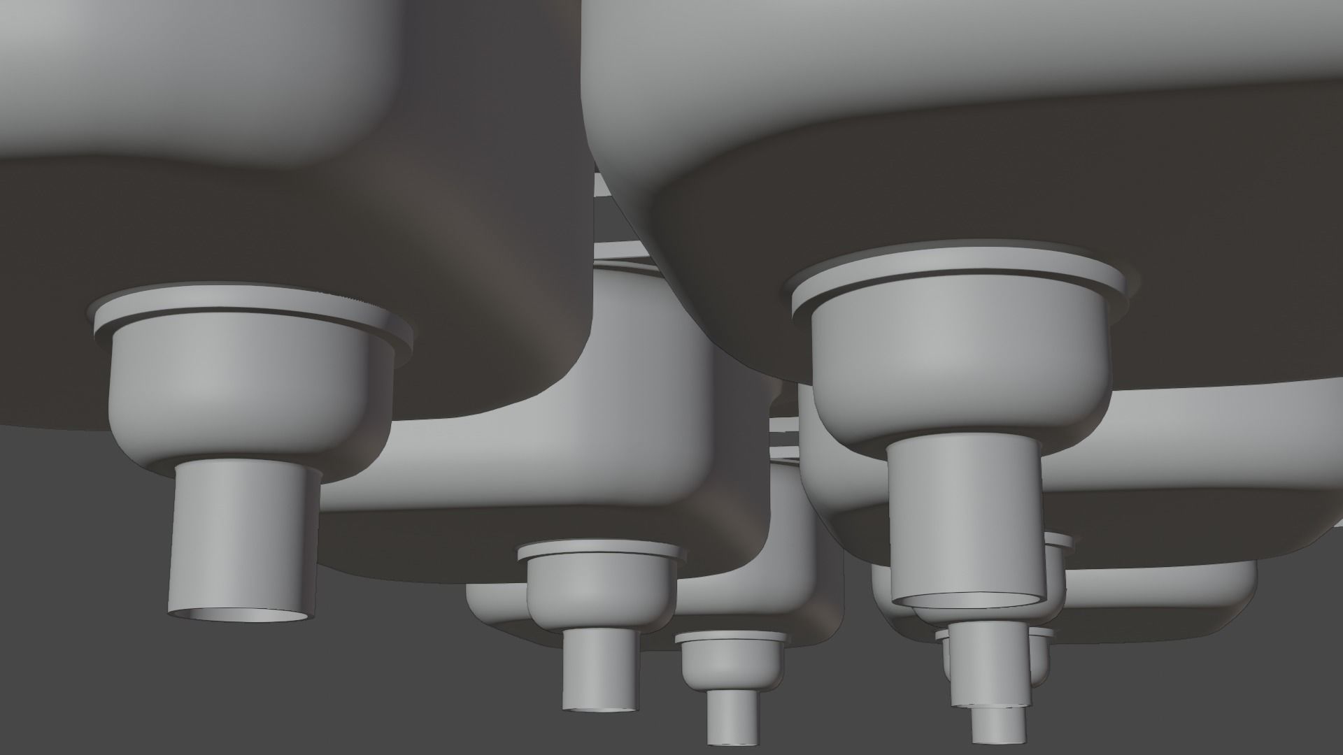 Stainless Steel Kitchen Sink 3D model_20