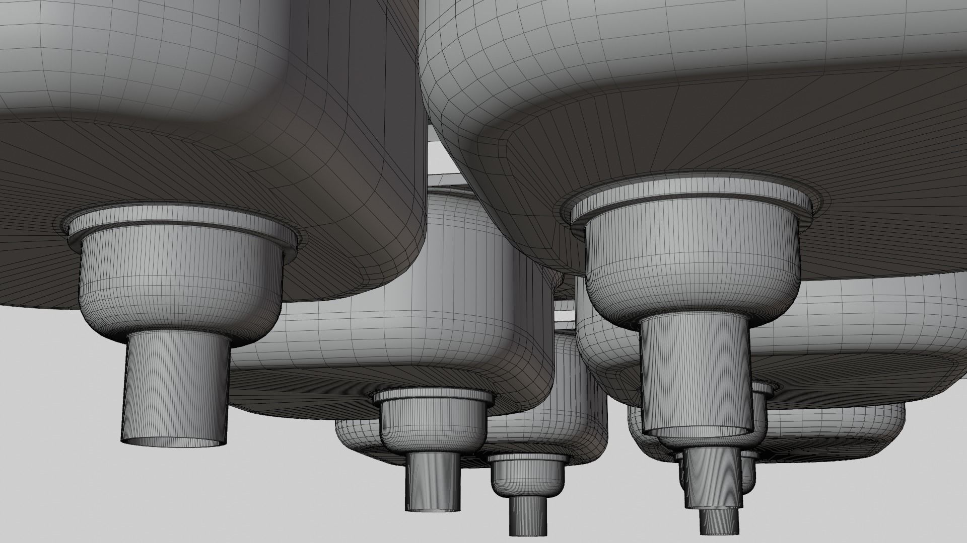 Stainless Steel Kitchen Sink 3D model_27