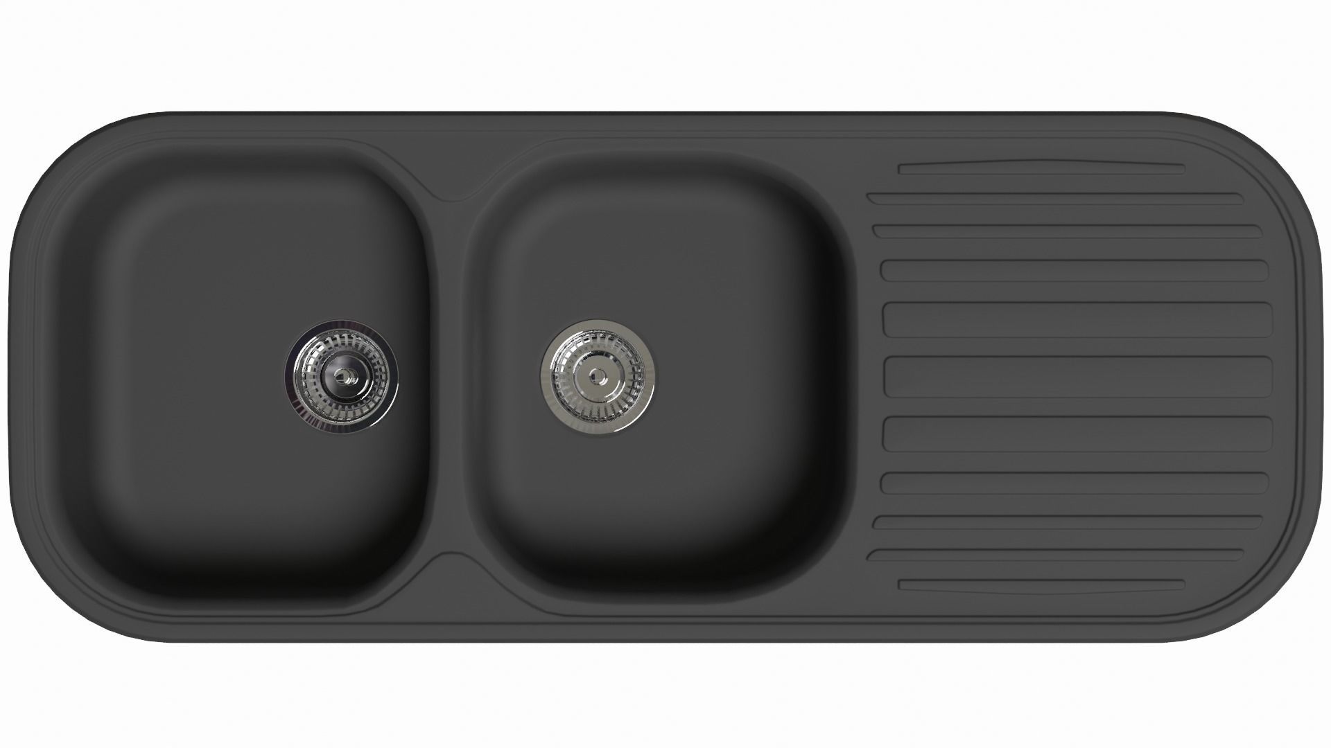 Stainless Steel Kitchen Sink 3D model_7