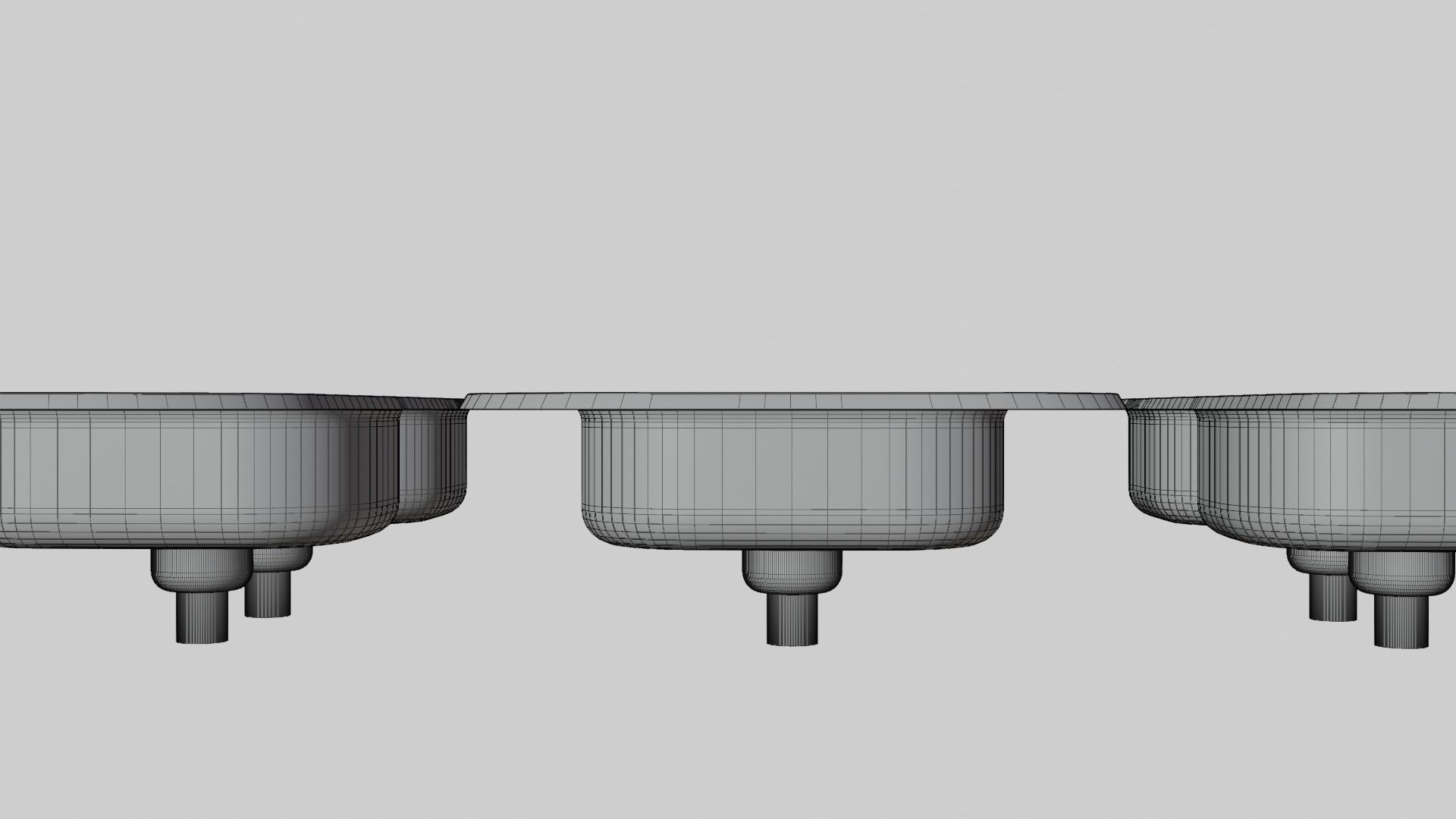 Stainless Steel Kitchen Sink 3D model_24