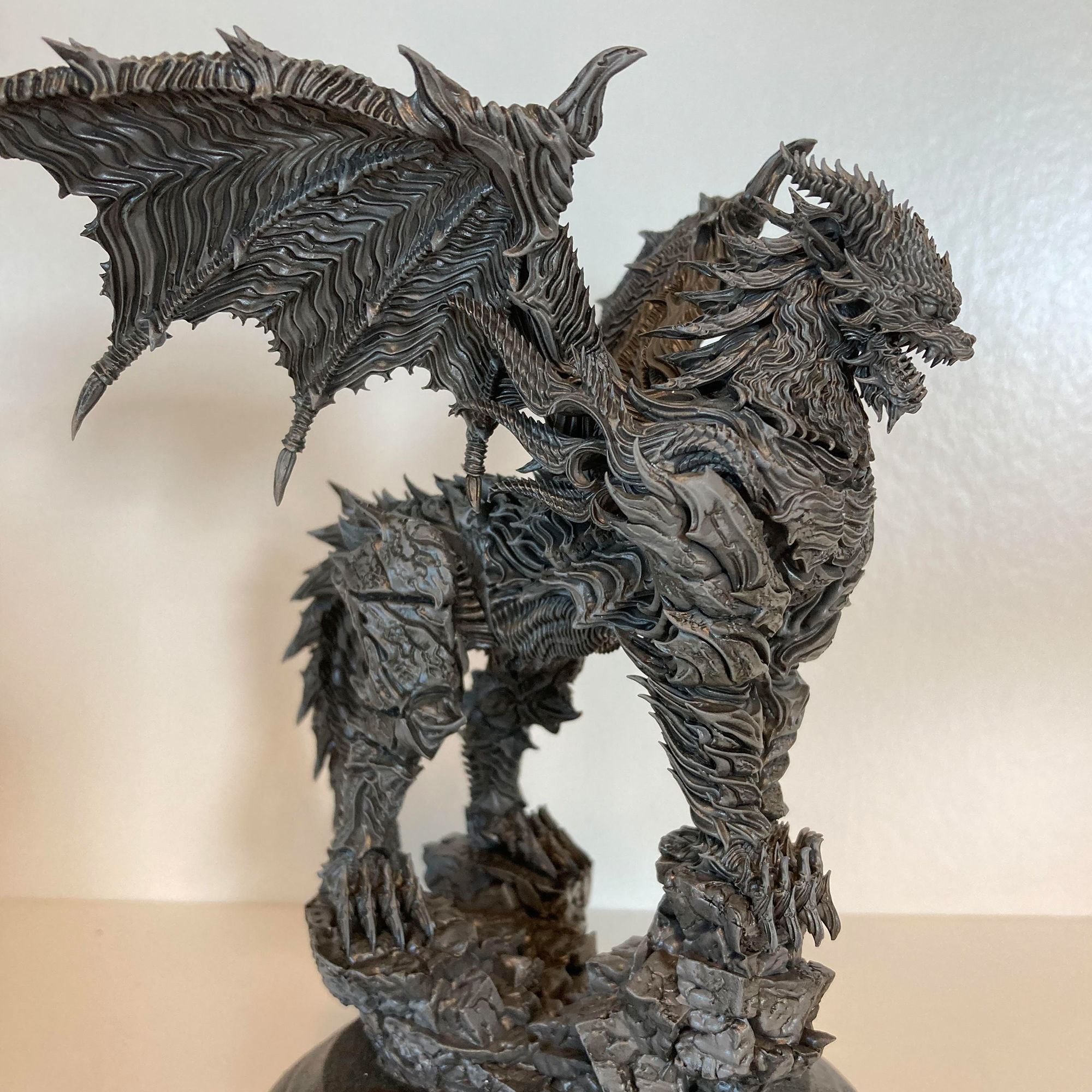 3D Game Assets 3D print model Dragon Figure 3D print model_6