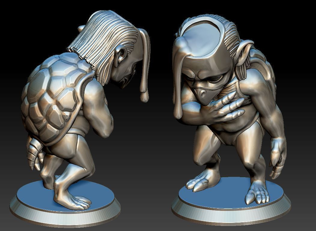 KAPPA - Youkai Collection Miniature-WESM 3D print model_19